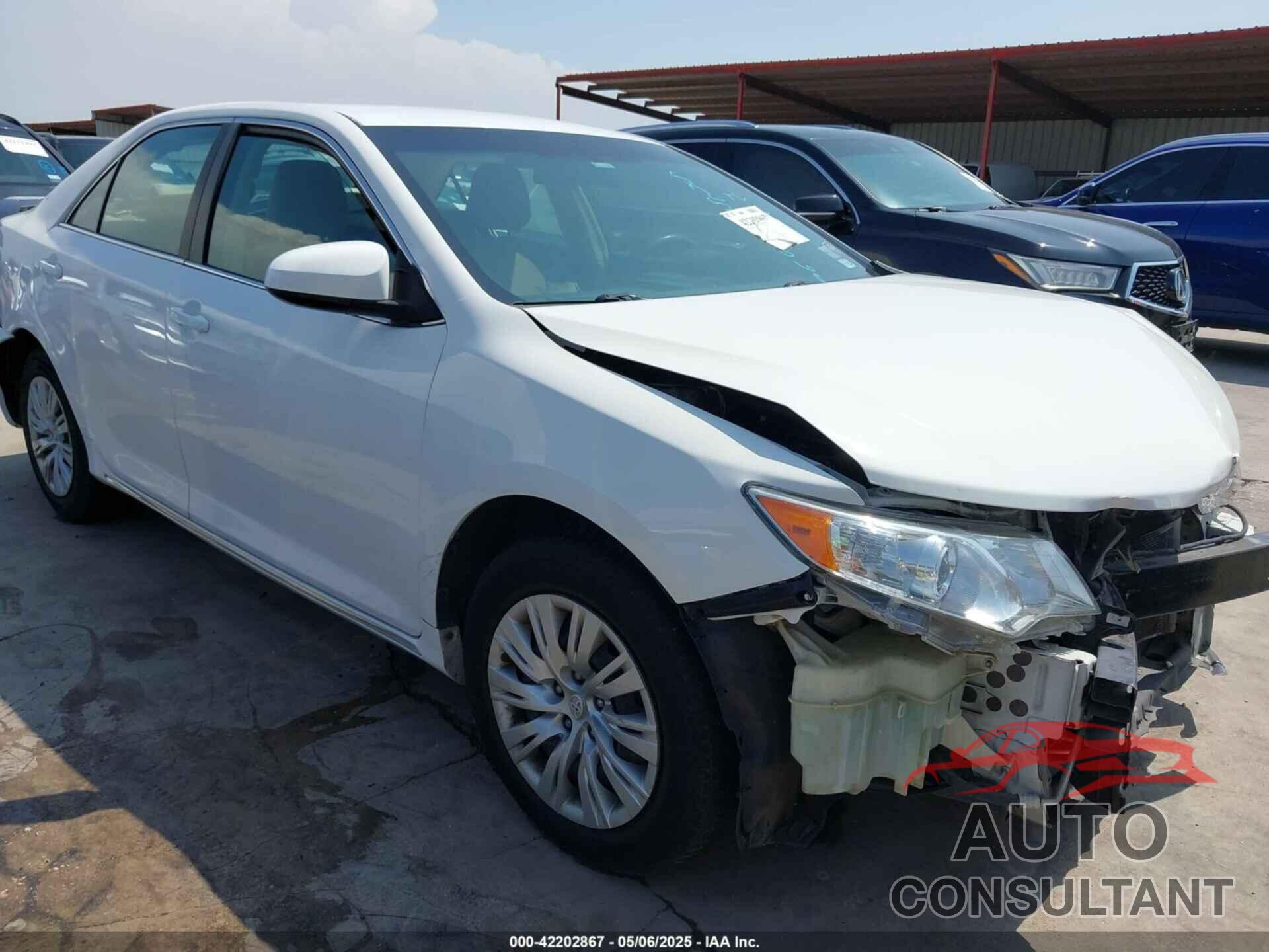TOYOTA CAMRY 2012 - 4T4BF1FK0CR266431