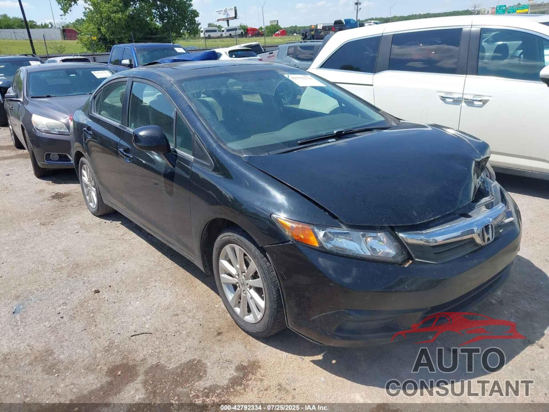 HONDA CIVIC 2012 - 19XFB2F80CE370907