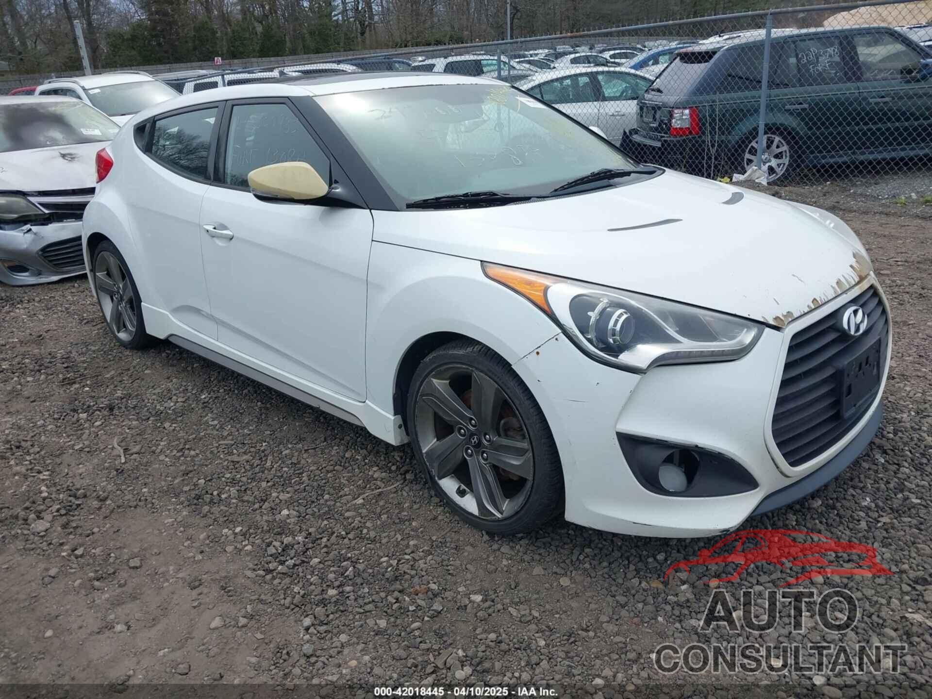 HYUNDAI VELOSTER 2013 - KMHTC6AE9DU110816