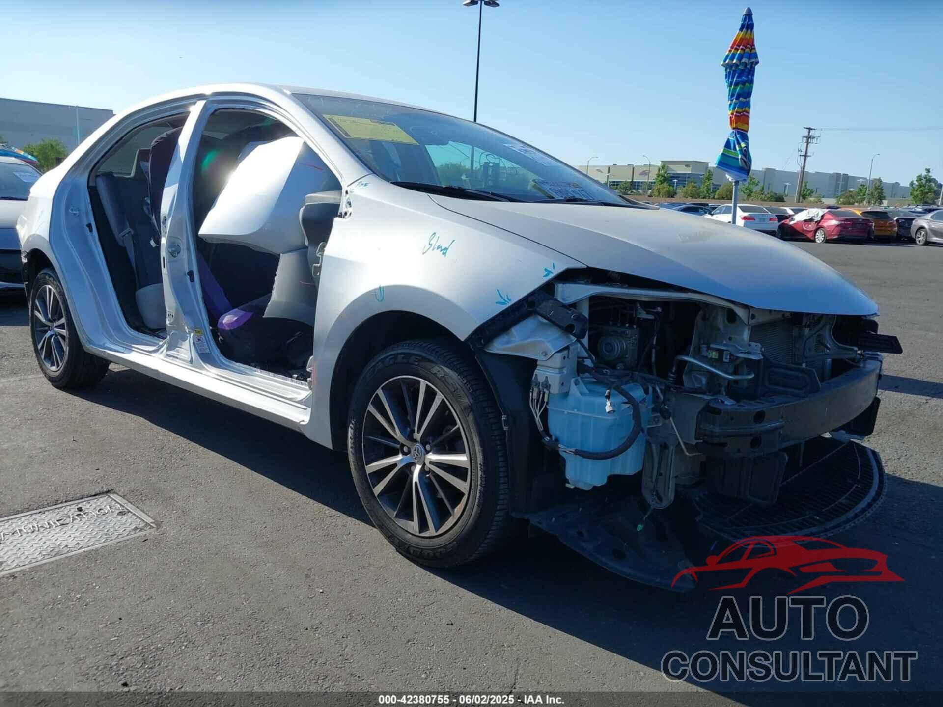 TOYOTA COROLLA 2016 - 5YFBURHE9GP479374