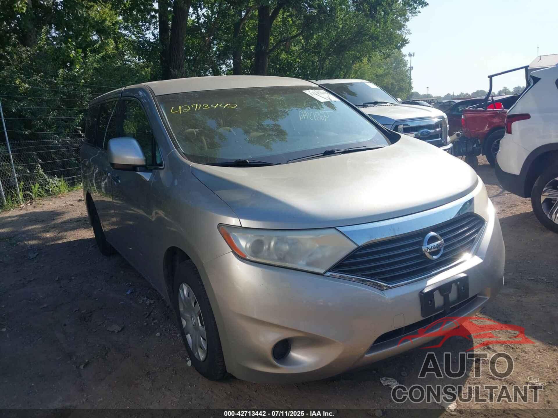 NISSAN QUEST 2011 - JN8AE2KP1B9011099