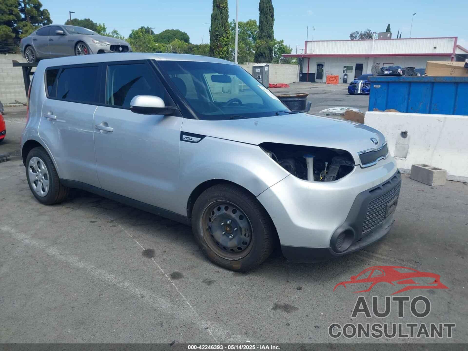 KIA SOUL 2015 - KNDJN2A27F7786123