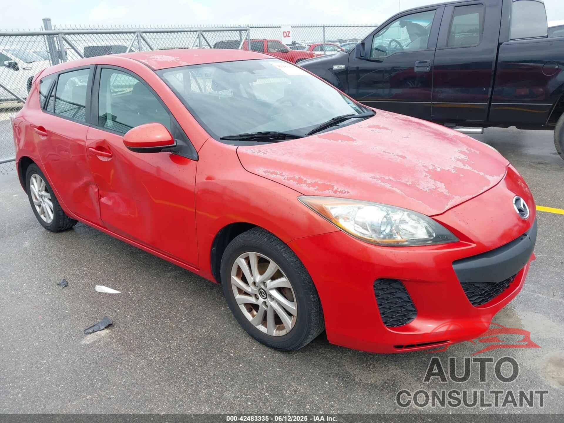 MAZDA MAZDA3 2013 - JM1BL1L73D1729401