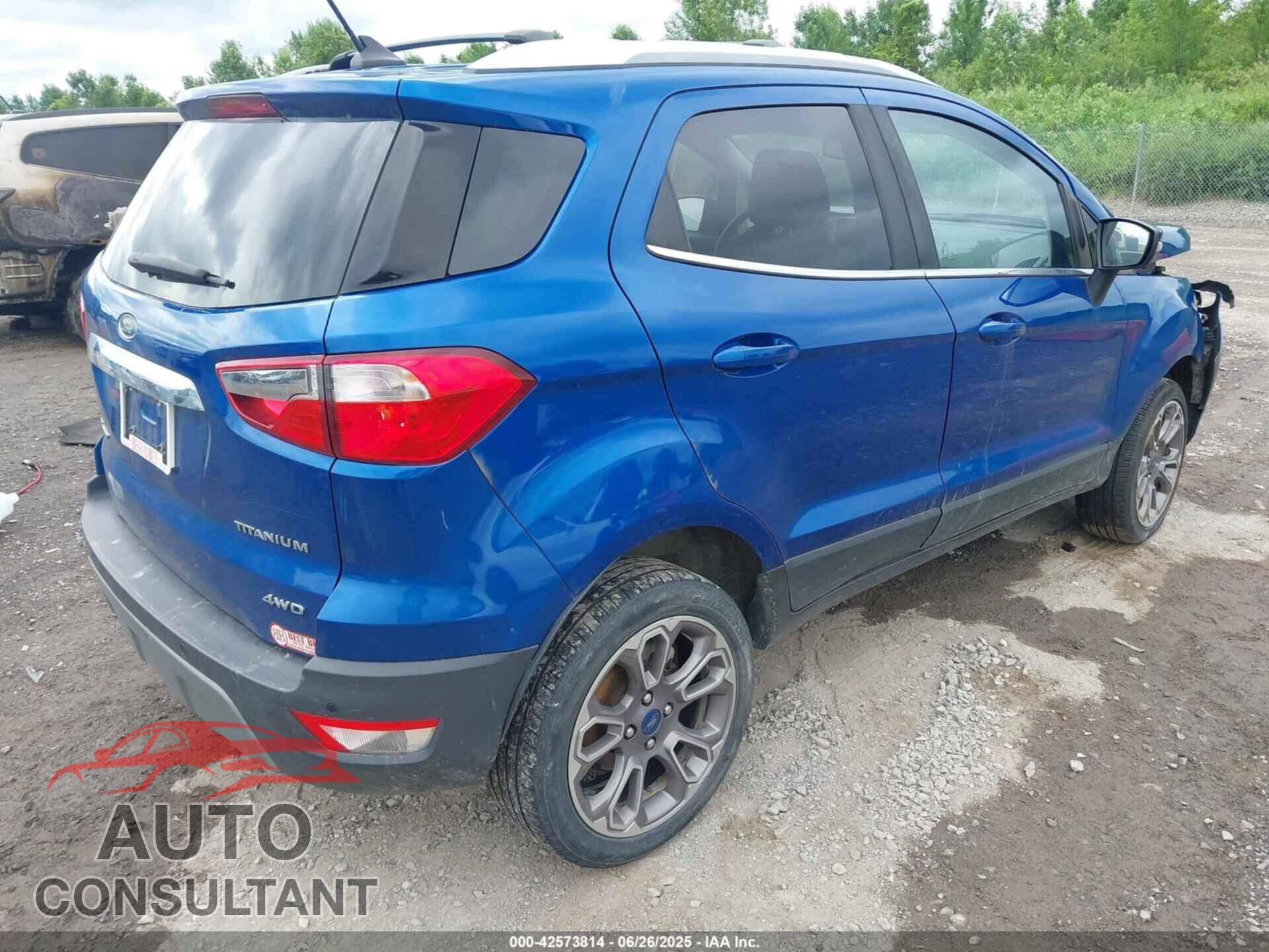 FORD ECOSPORT 2020 - MAJ6S3KL2LC333743