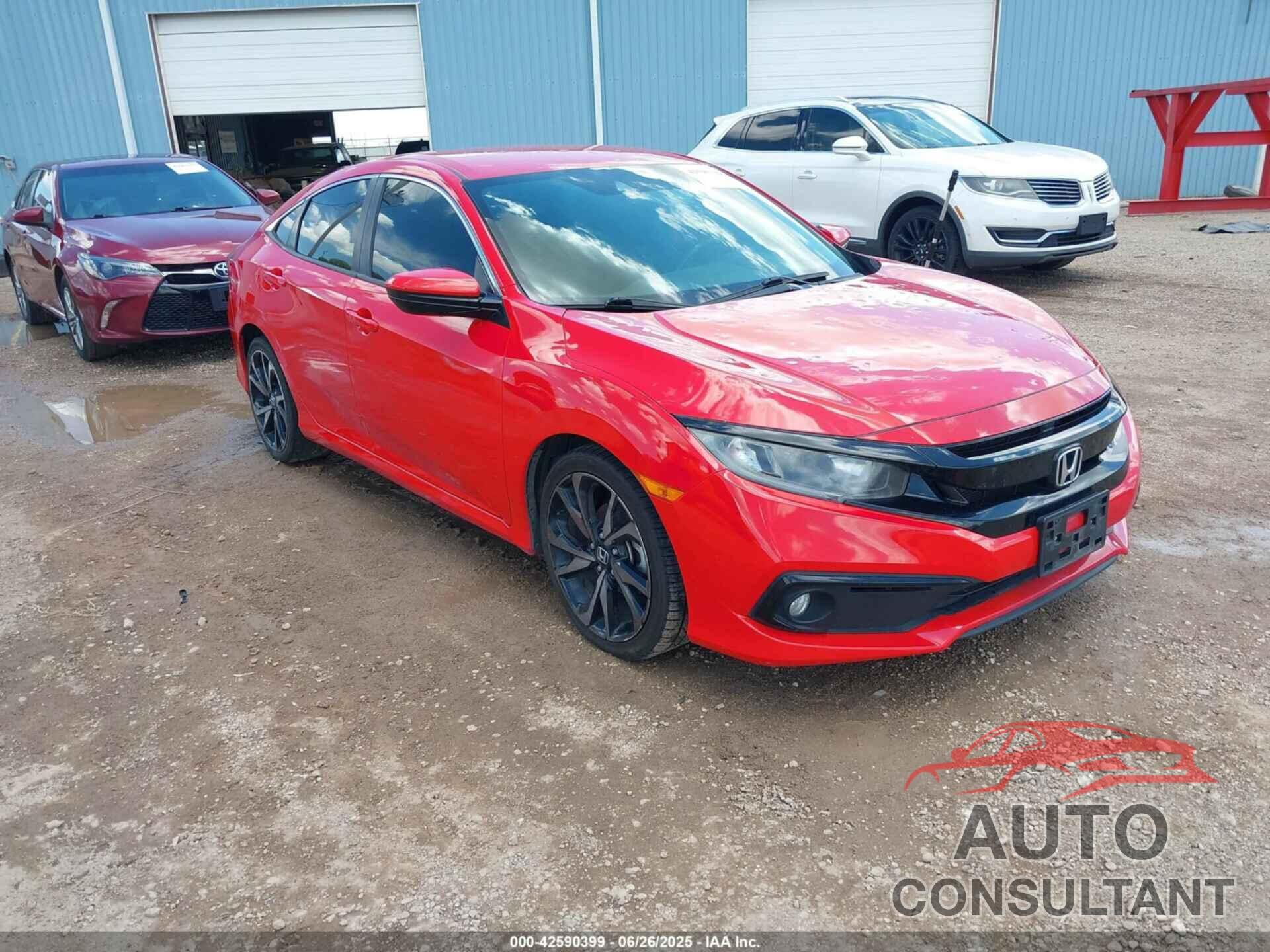 HONDA CIVIC 2019 - 2HGFC2F80KH571188