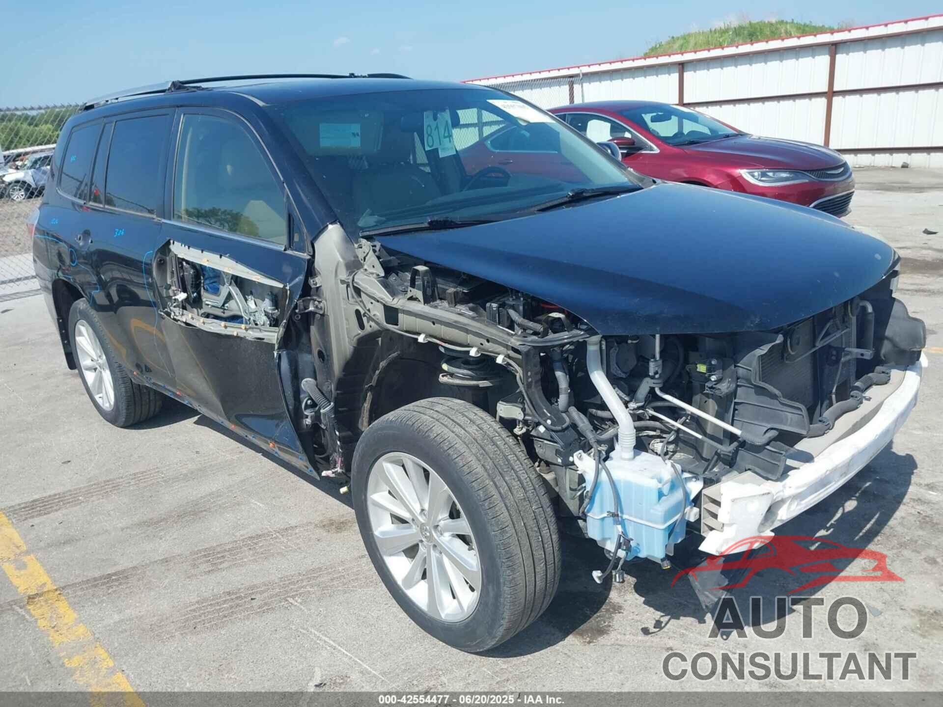 TOYOTA HIGHLANDER HYBRID 2013 - JTEDC3EH5D2013275