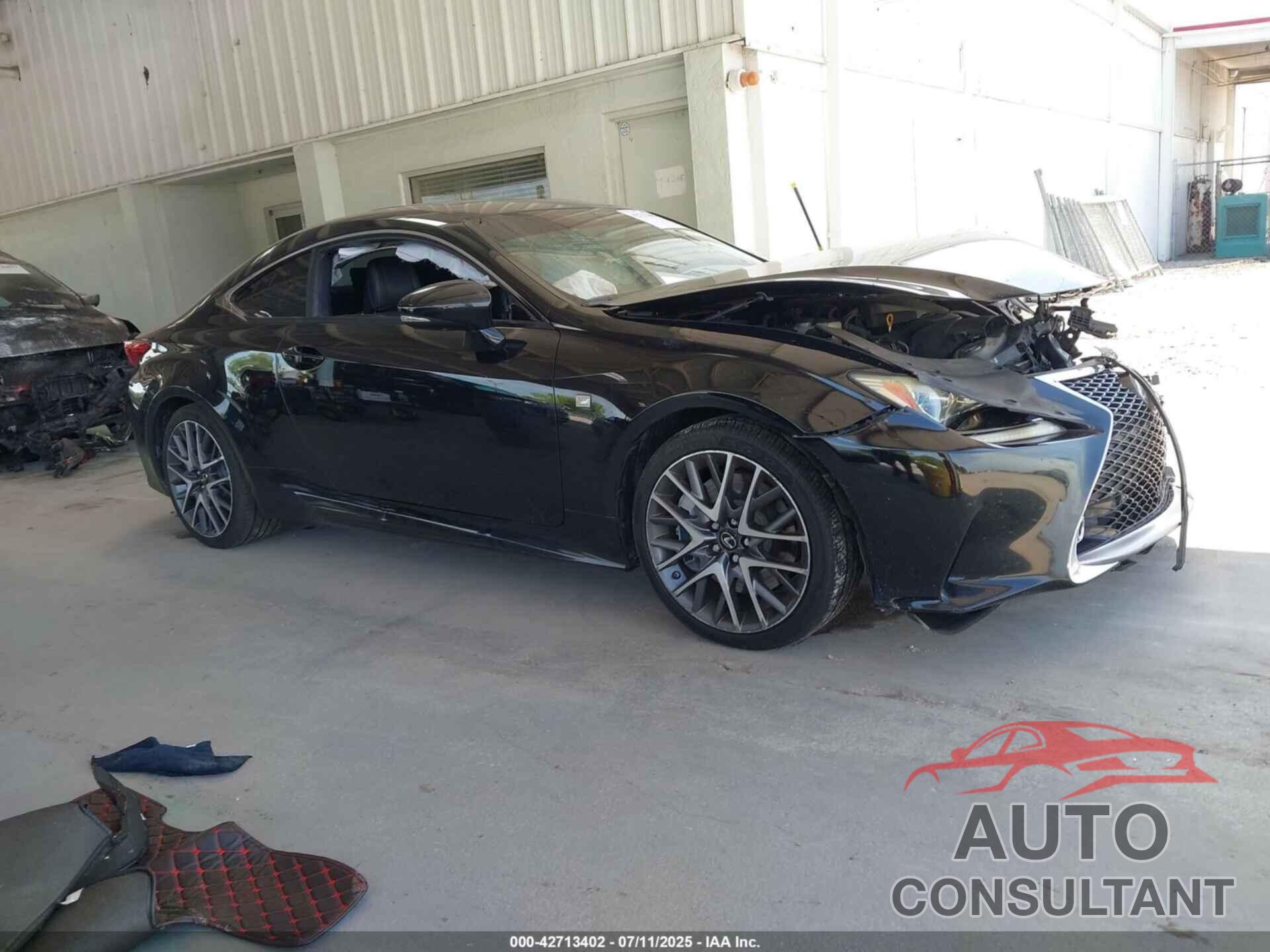 LEXUS RC 200T 2016 - JTHHA5BCXG5000586