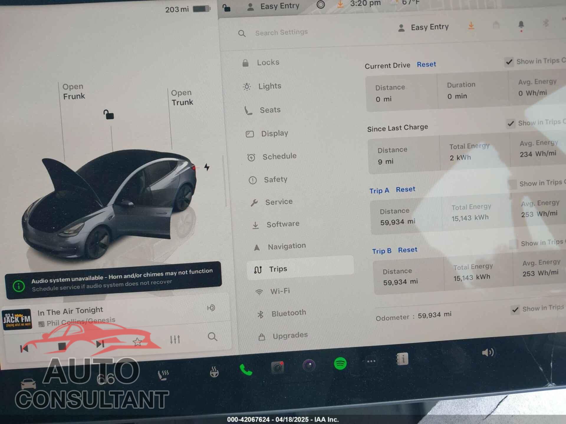 TESLA MODEL 3 2023 - 5YJ3E1EA4PF410060