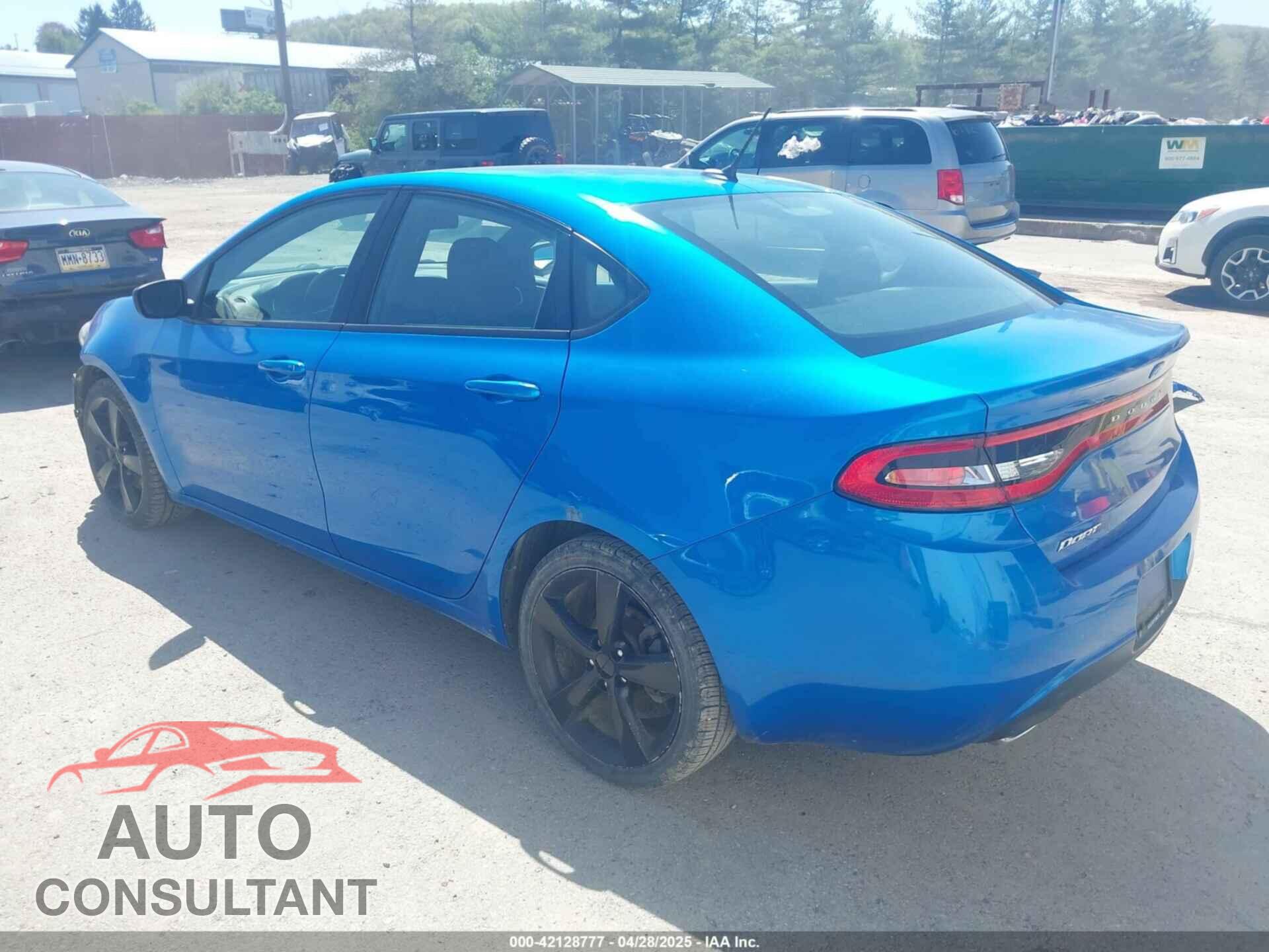 DODGE DART 2015 - 1C3CDFBB4FD422748