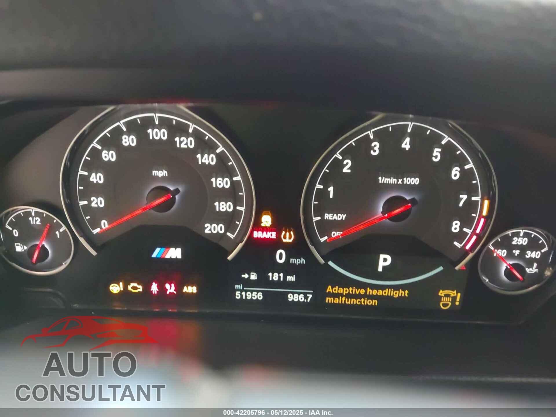 BMW M3 2017 - WBS8M9C52H5G83686