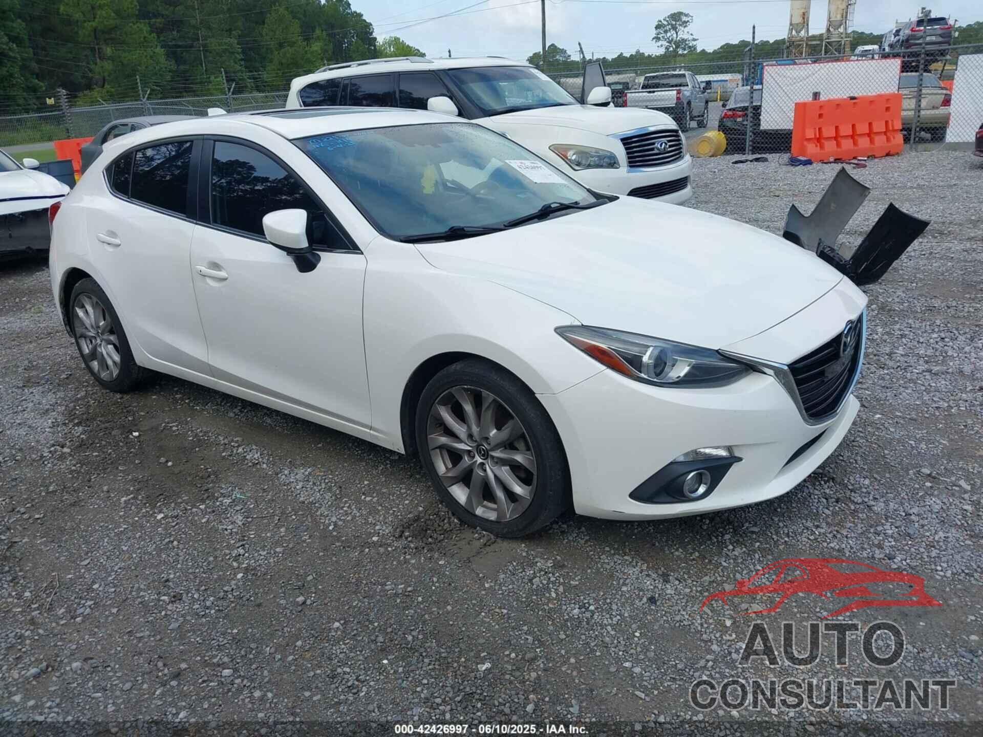 MAZDA MAZDA3 2014 - JM1BM1M33E1198596