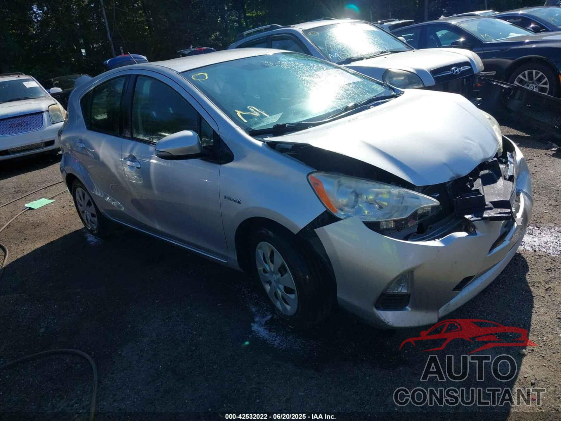TOYOTA PRIUS C 2012 - JTDKDTB31C1522995