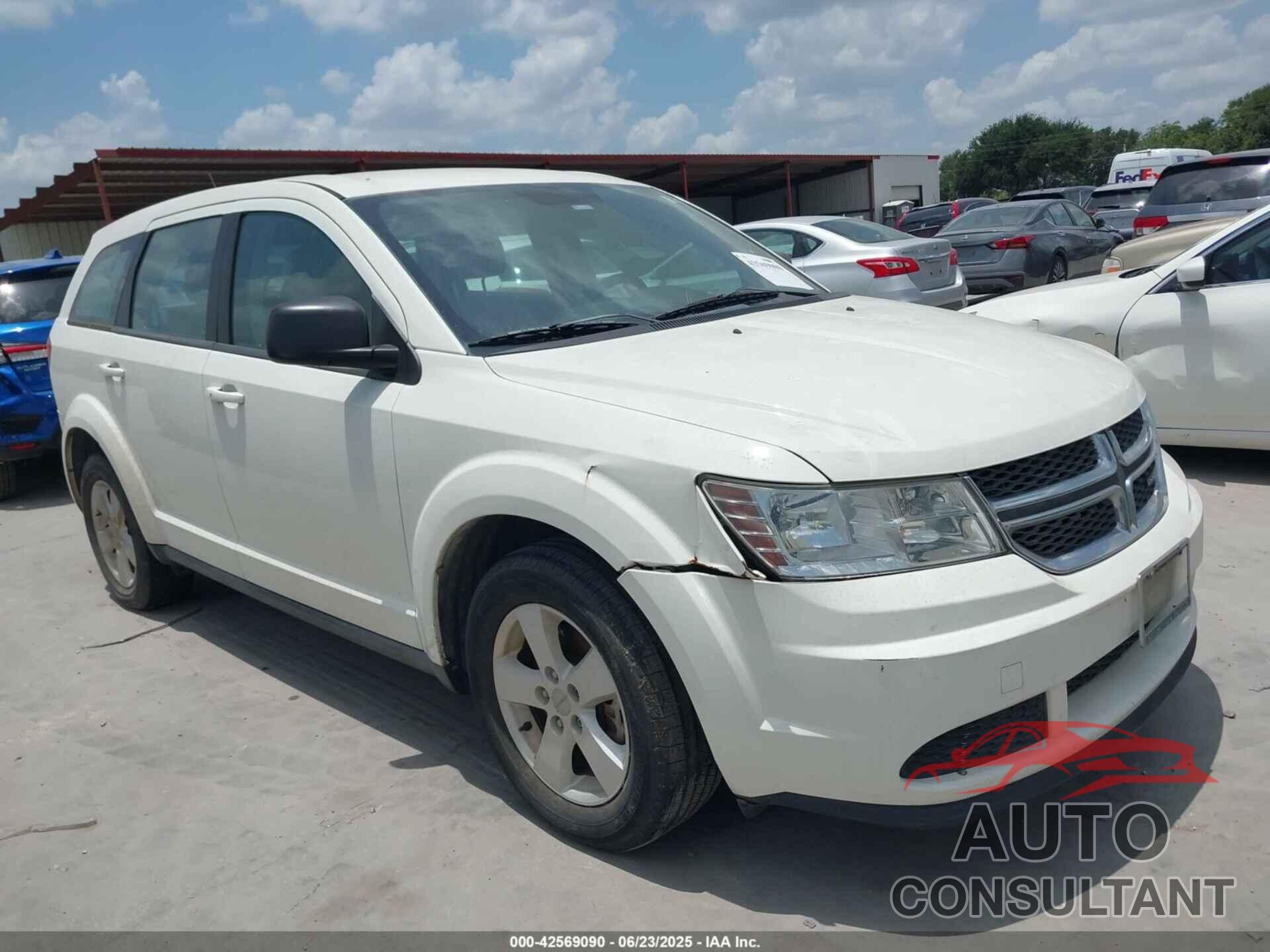 DODGE JOURNEY 2013 - 3C4PDCAB0DT594876