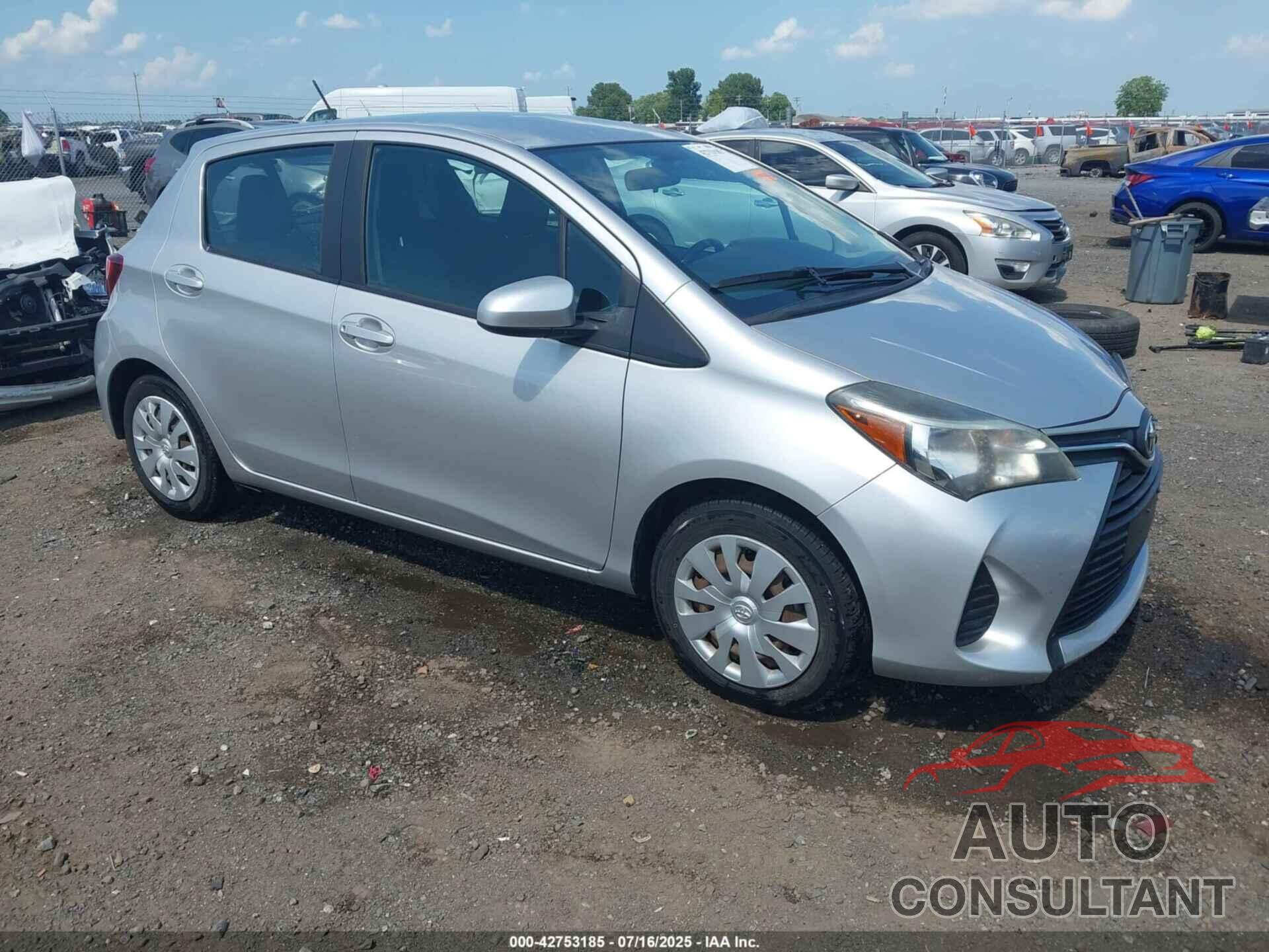 TOYOTA YARIS 2015 - VNKKTUD38FA020017
