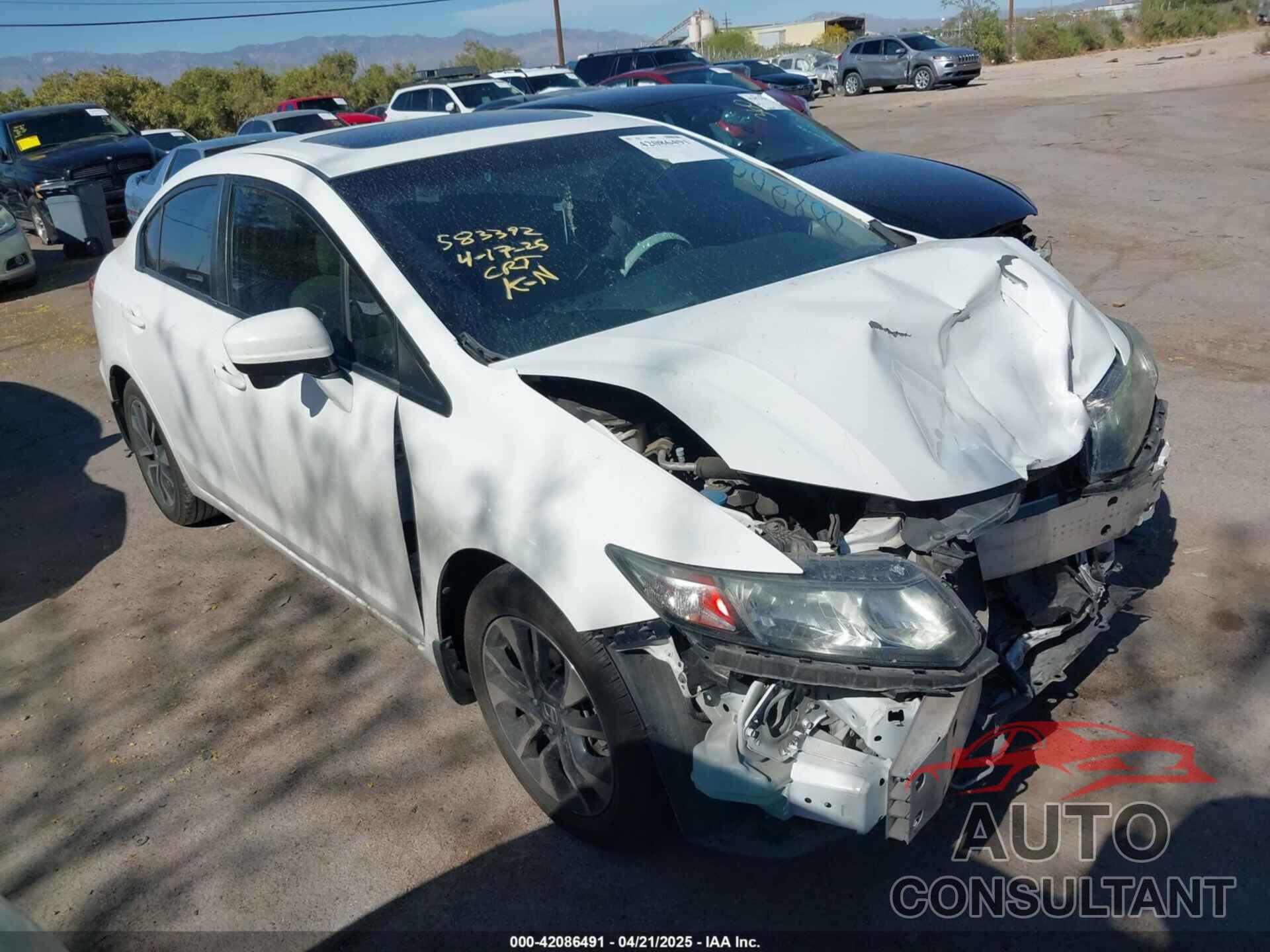 HONDA CIVIC 2015 - 19XFB2F86FE008200