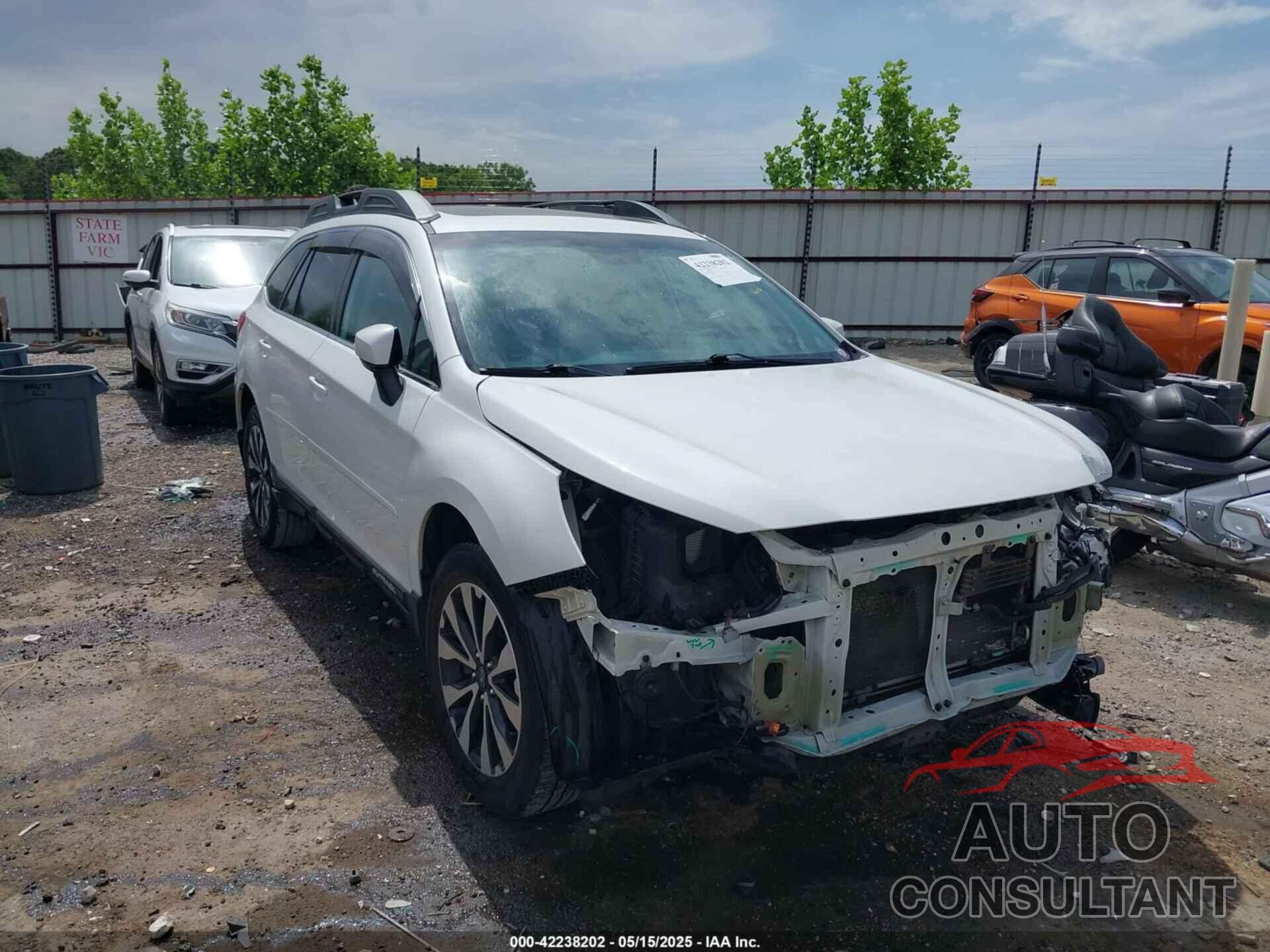 SUBARU OUTBACK 2016 - 4S4BSBNC8G3279946
