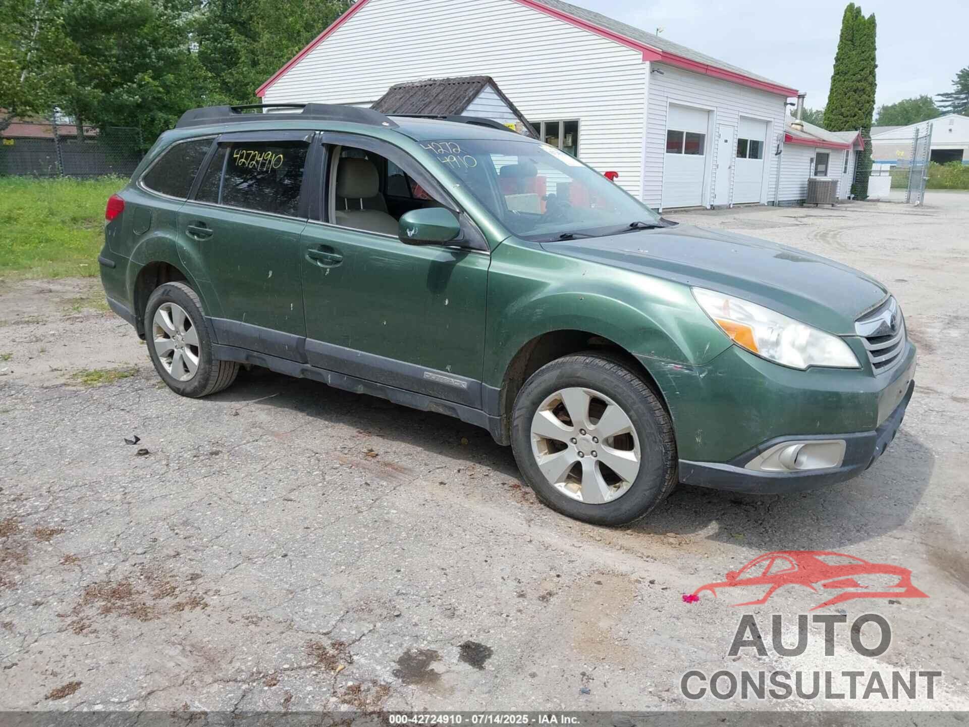 SUBARU OUTBACK 2010 - 4S4BRBCC8A3350472