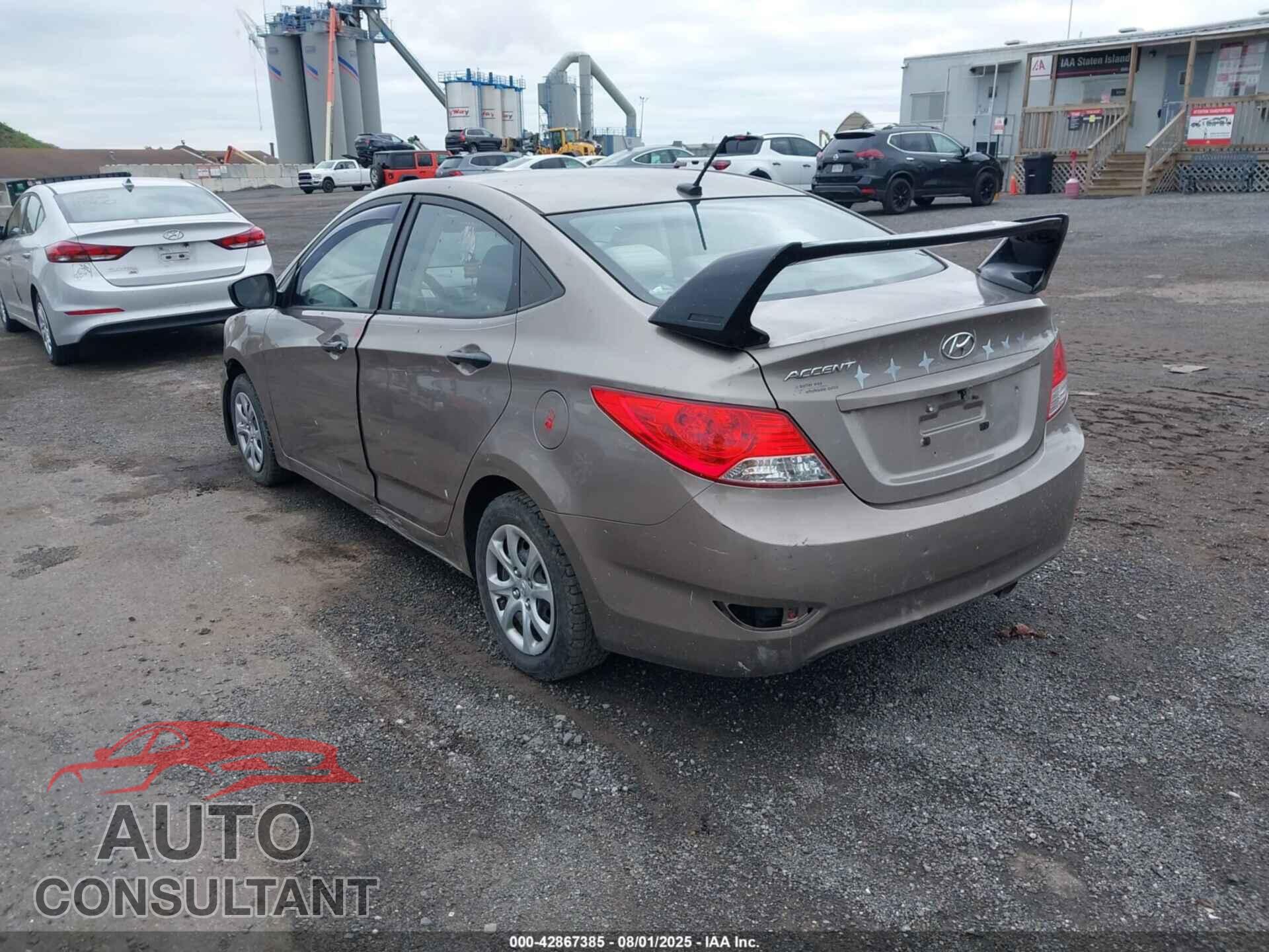 HYUNDAI ACCENT 2012 - KMHCT4AE5CU063075