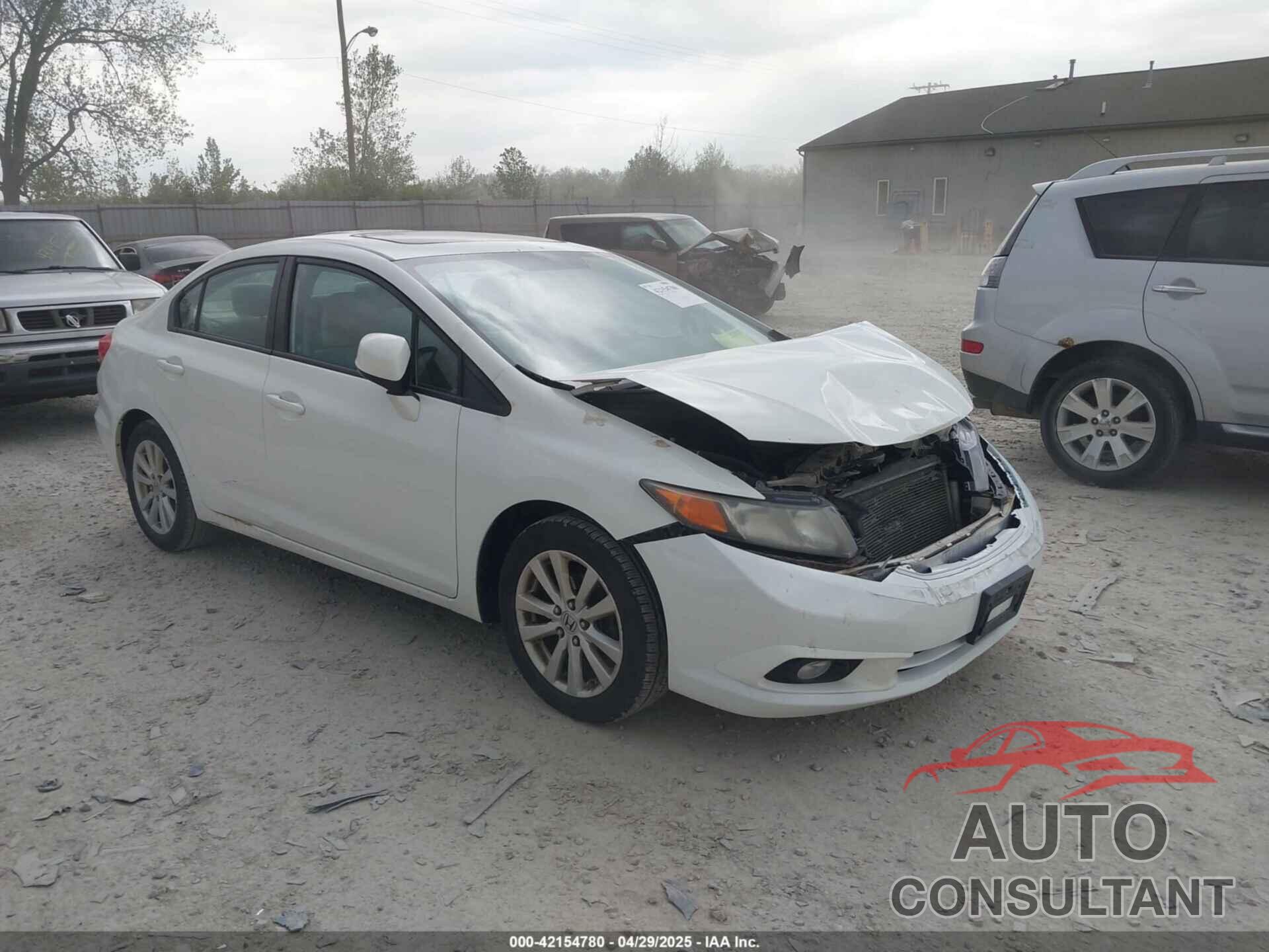 HONDA CIVIC 2012 - 19XFB2F85CE001573