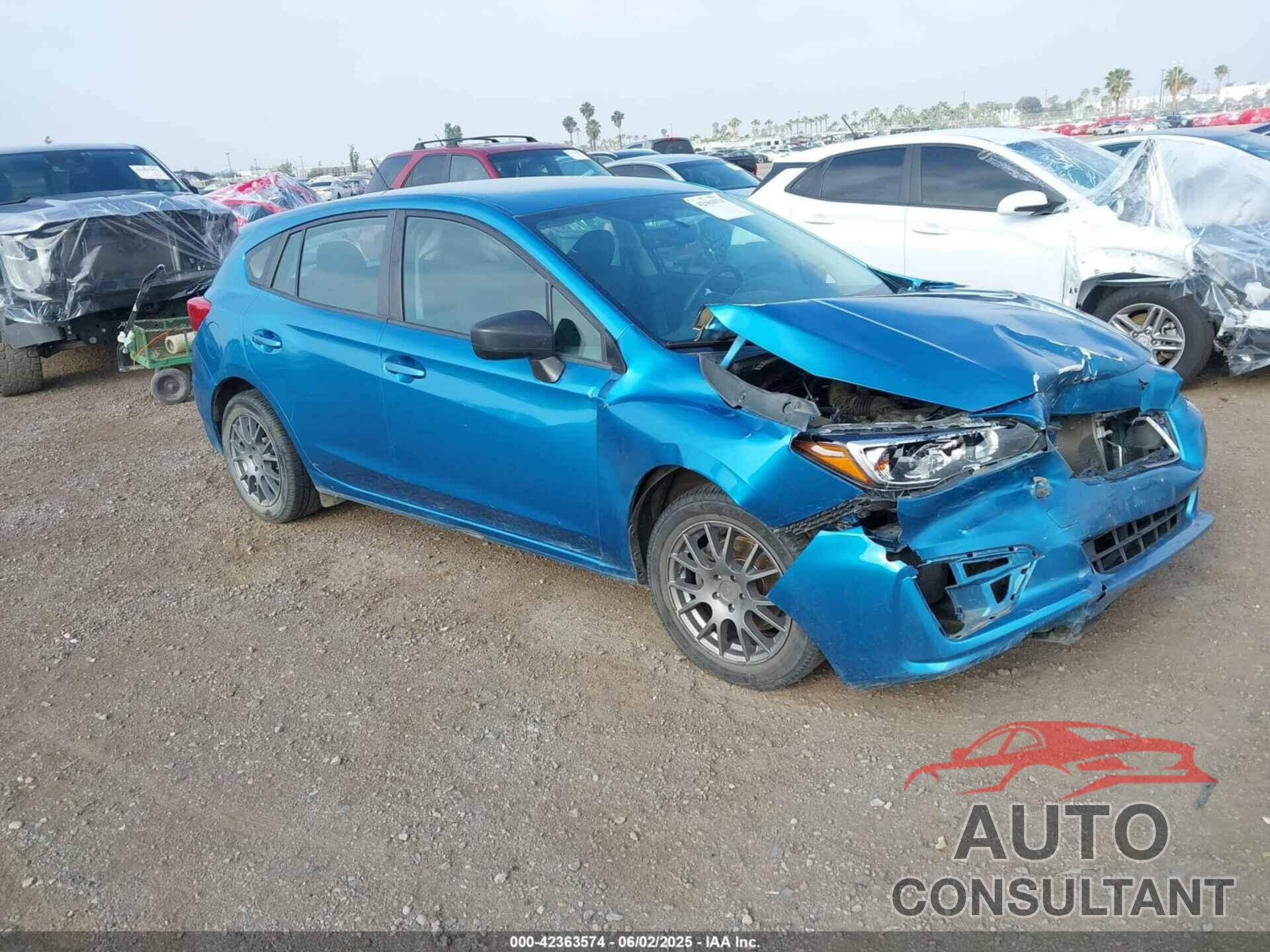 SUBARU IMPREZA 2019 - 4S3GTAA62K3744957