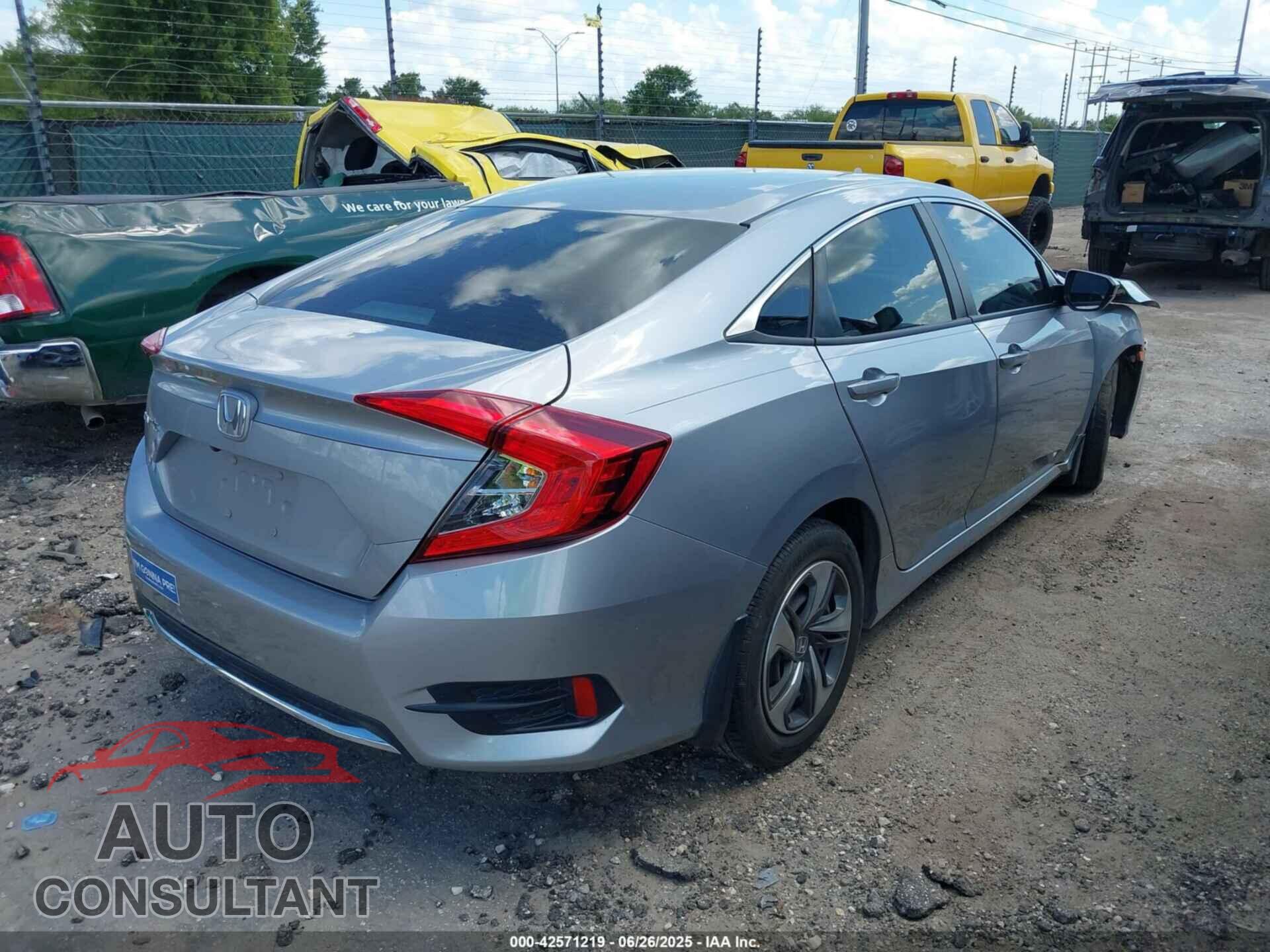 HONDA CIVIC 2019 - 2HGFC2F60KH500717