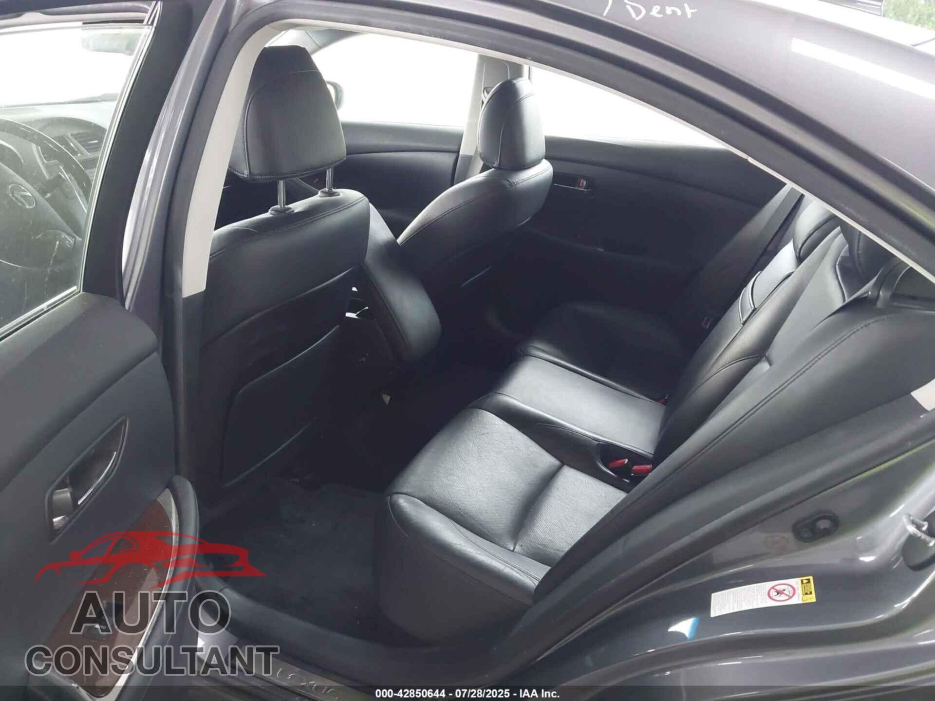 LEXUS ES 350 2012 - JTHBK1EG0C2492471