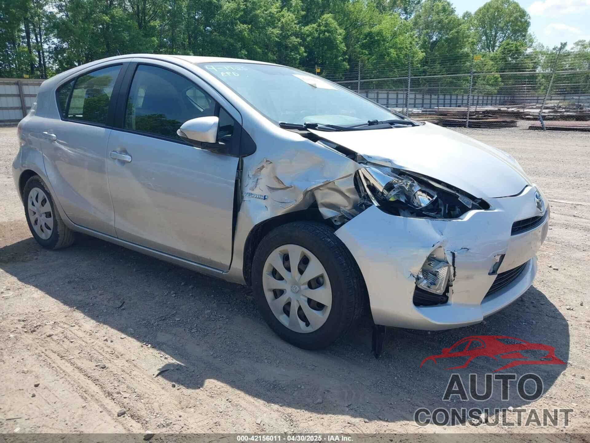 TOYOTA PRIUS C 2014 - JTDKDTB35E1061058