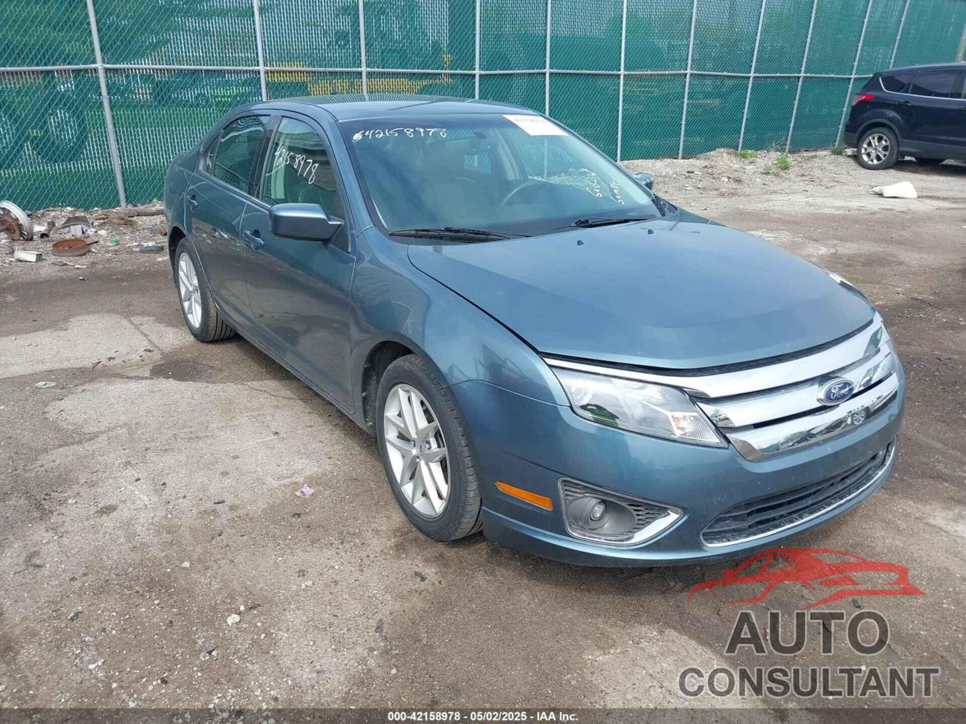 FORD FUSION 2011 - 3FAHP0JA3BR184025