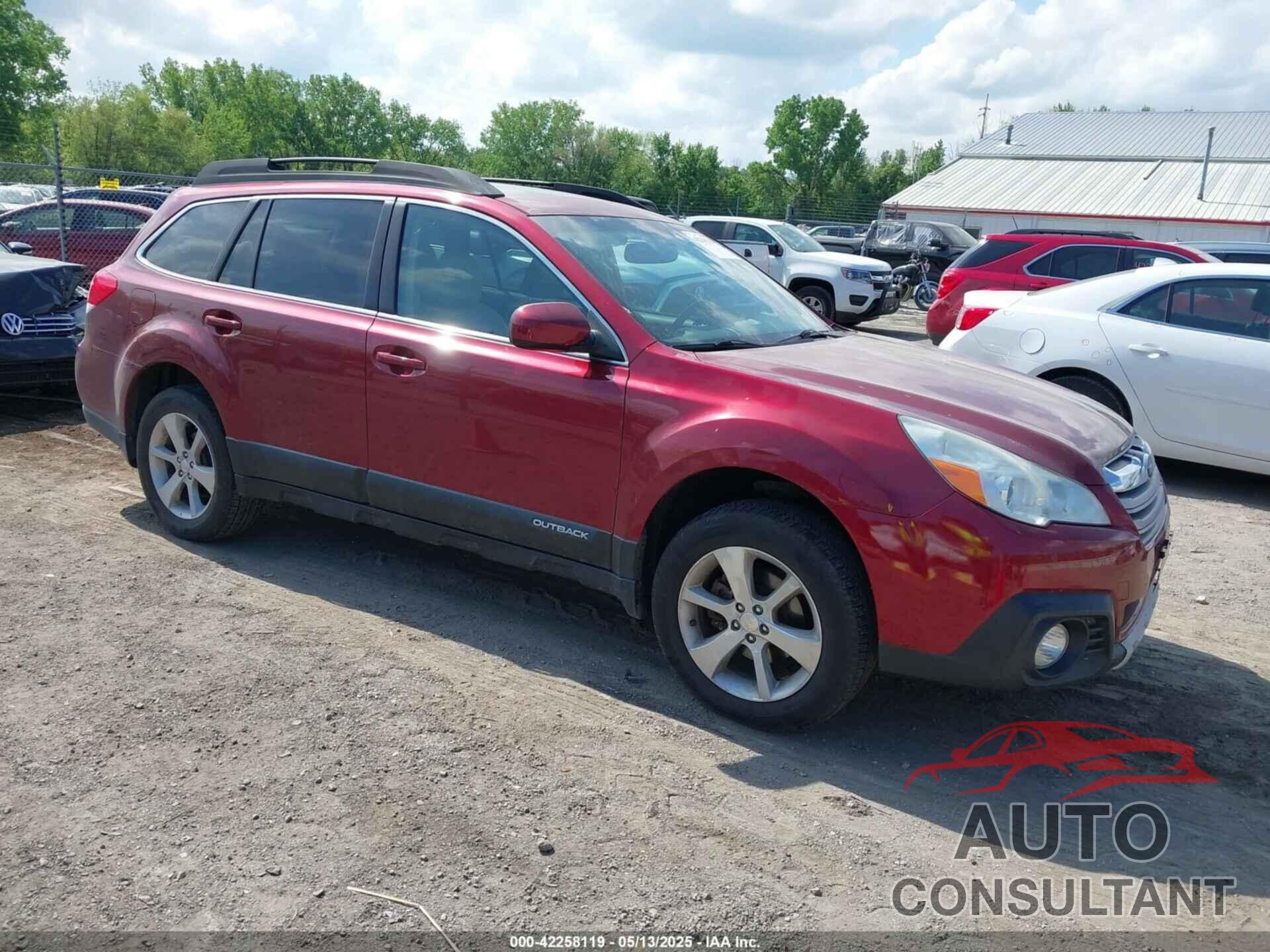 SUBARU OUTBACK 2013 - 4S4BRBPC9D3219064