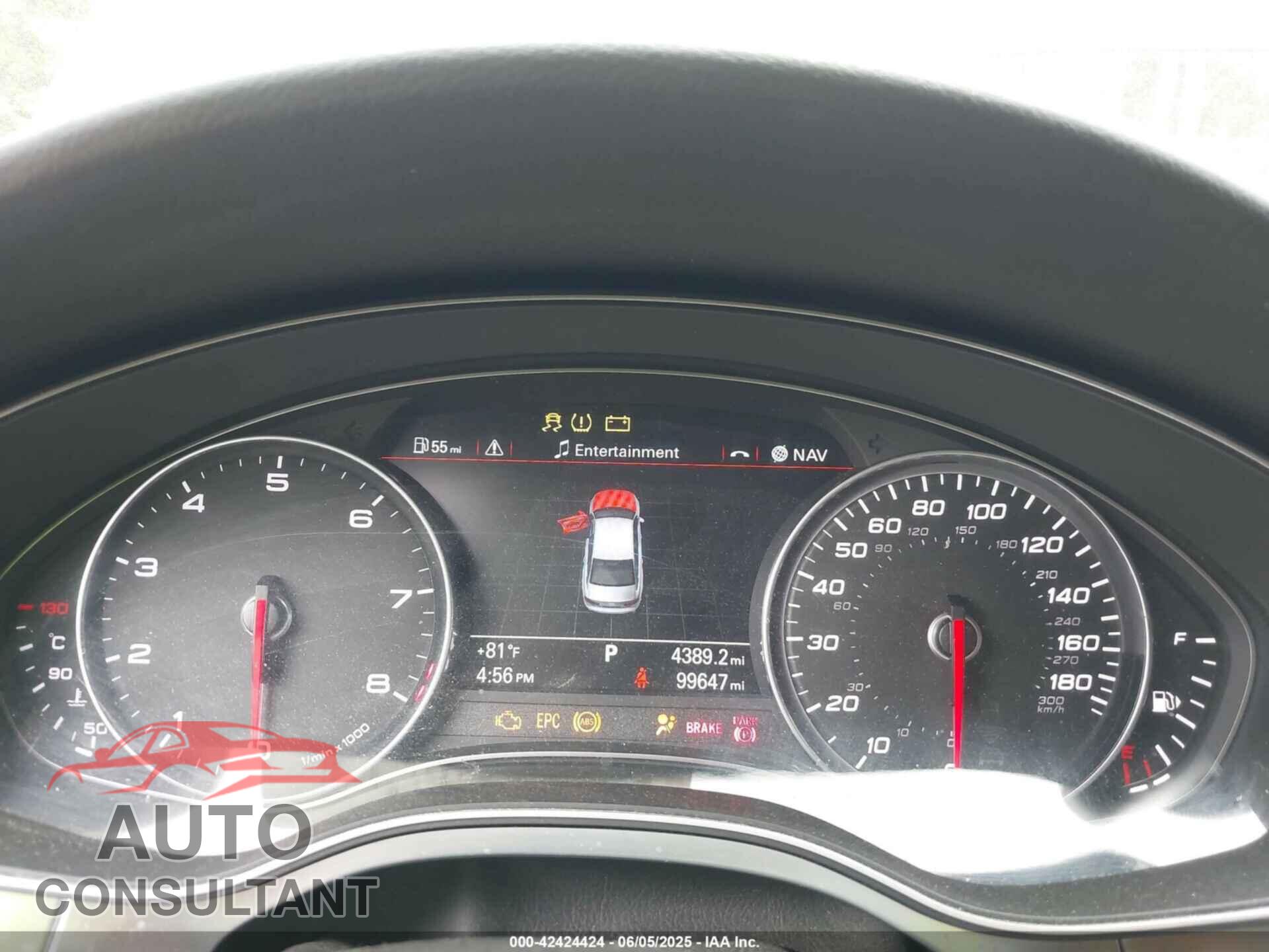 AUDI A6 2013 - WAUJGCFC3DN005251