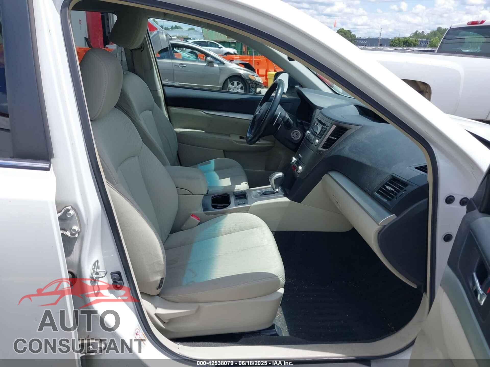 SUBARU OUTBACK 2012 - 4S4BRBCC4C3259945