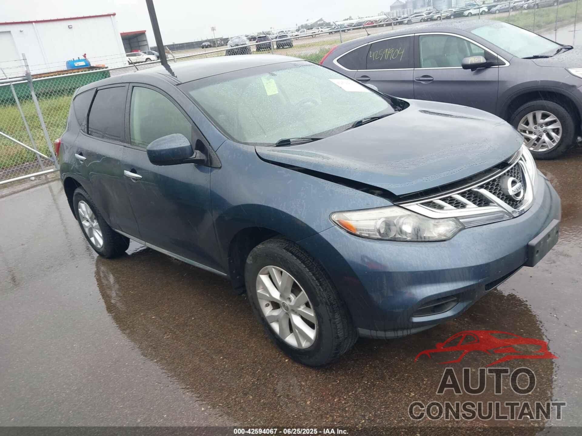 NISSAN MURANO 2012 - JN8AZ1MW7CW201852