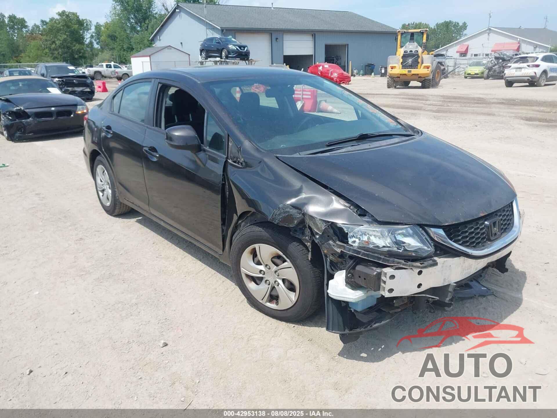 HONDA CIVIC 2013 - 2HGFB2F54DH601191