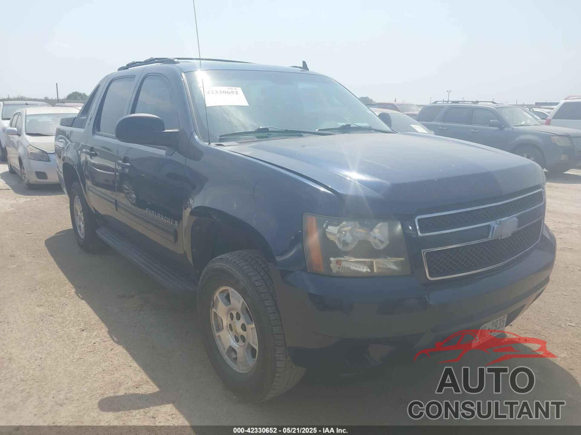 CHEVROLET AVALANCHE 1500 2009 - 3GNEC120X9G196285