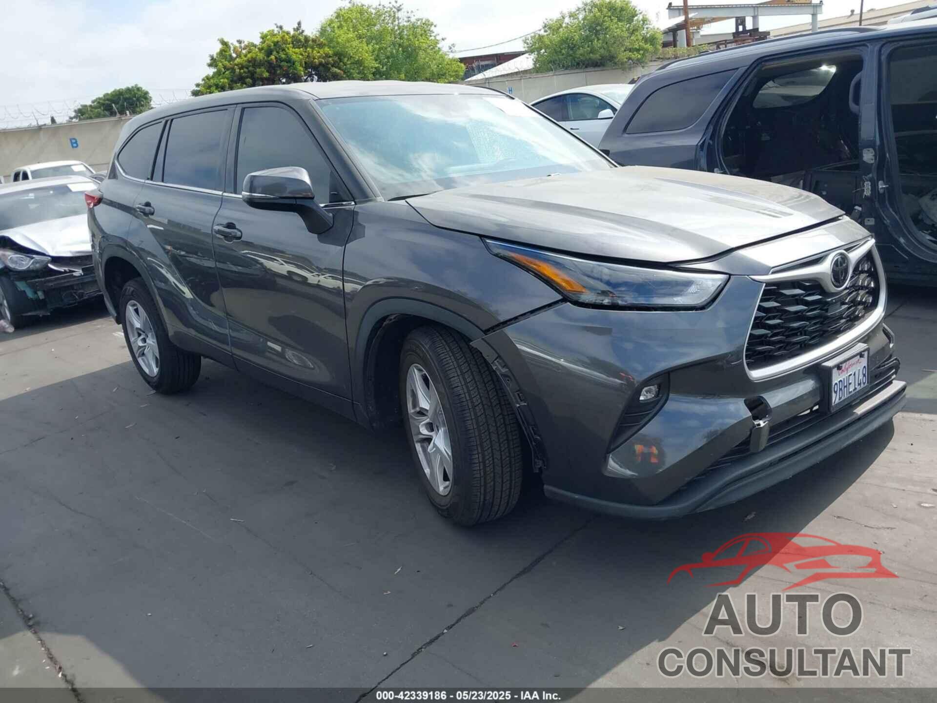 TOYOTA HIGHLANDER 2022 - 5TDZZRAHXNS116218
