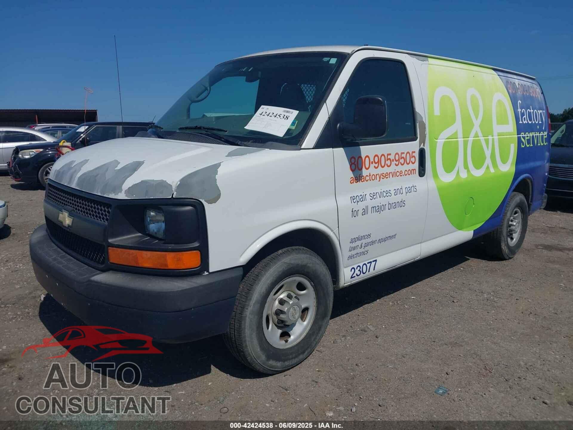 CHEVROLET EXPRESS 2500 2012 - 1GCWGFCA6C1194707