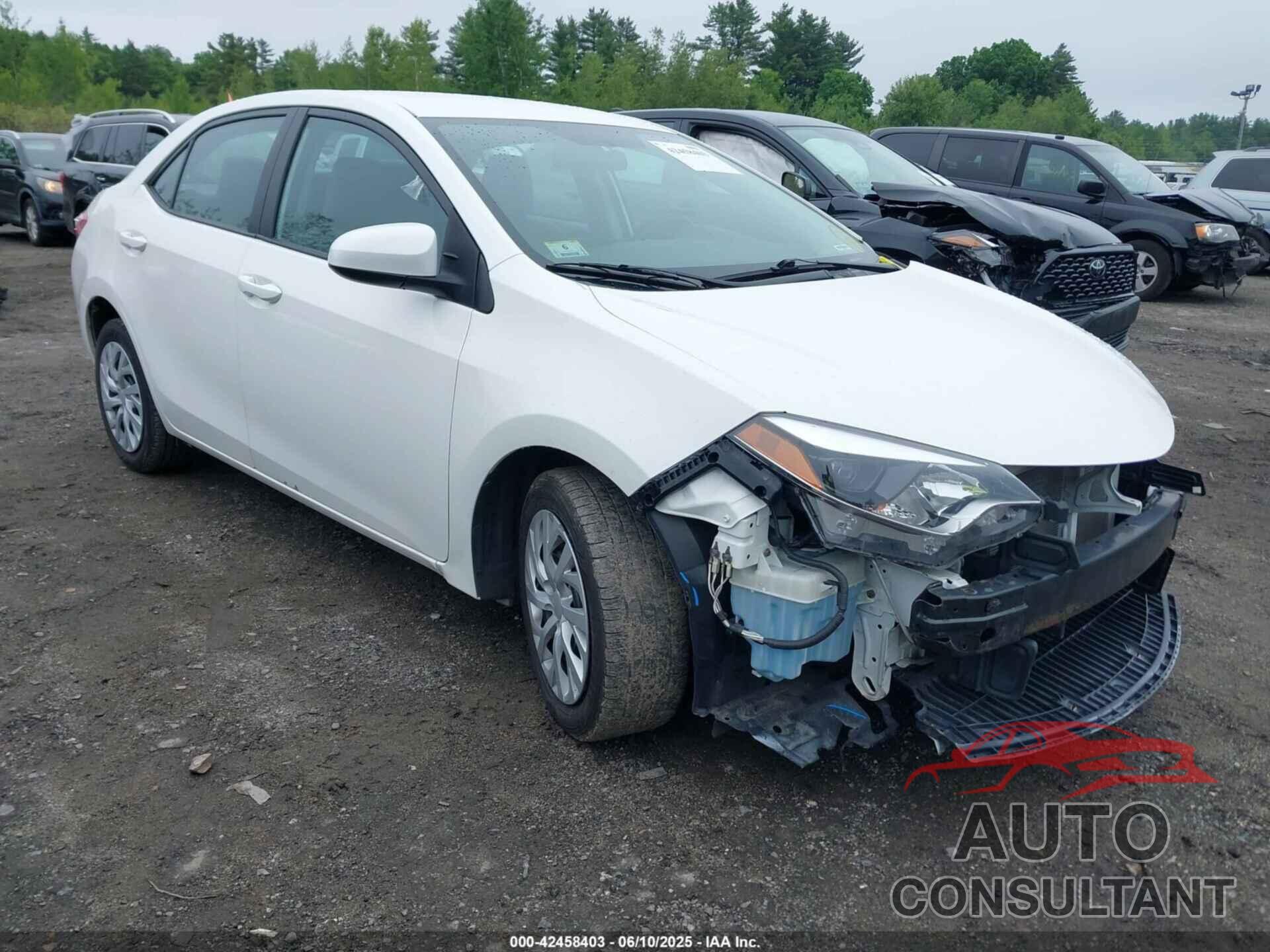 TOYOTA COROLLA 2016 - 2T1BURHE2GC507516