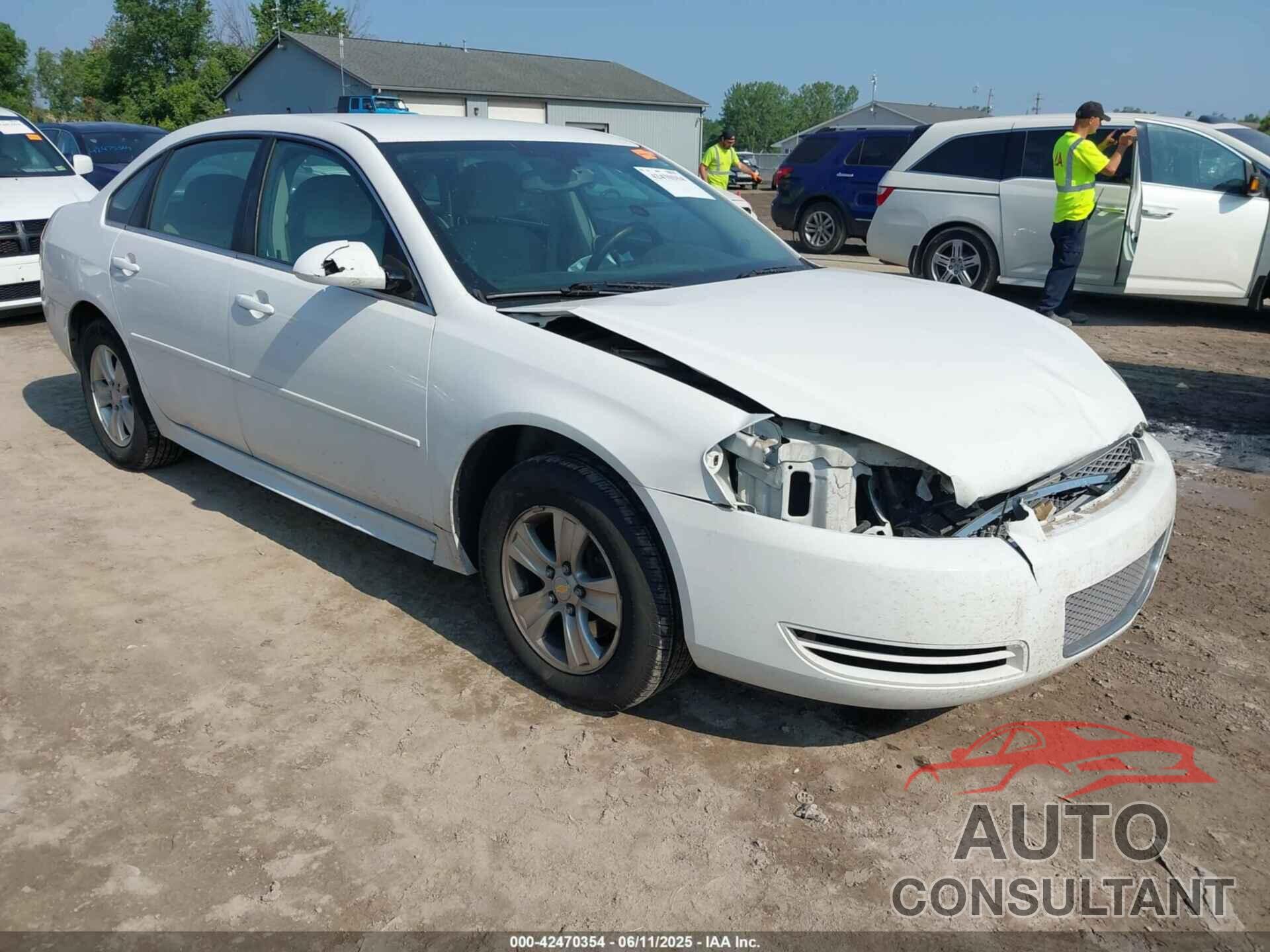 CHEVROLET IMPALA 2013 - 2G1WA5E31D1108640