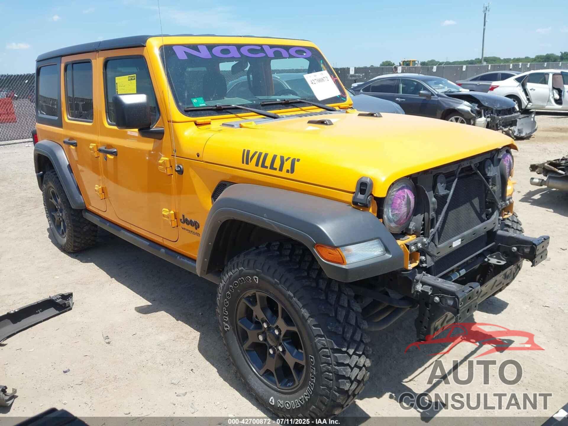 JEEP WRANGLER UNLIMITED 2021 - 1C4HJXDN4MW671222