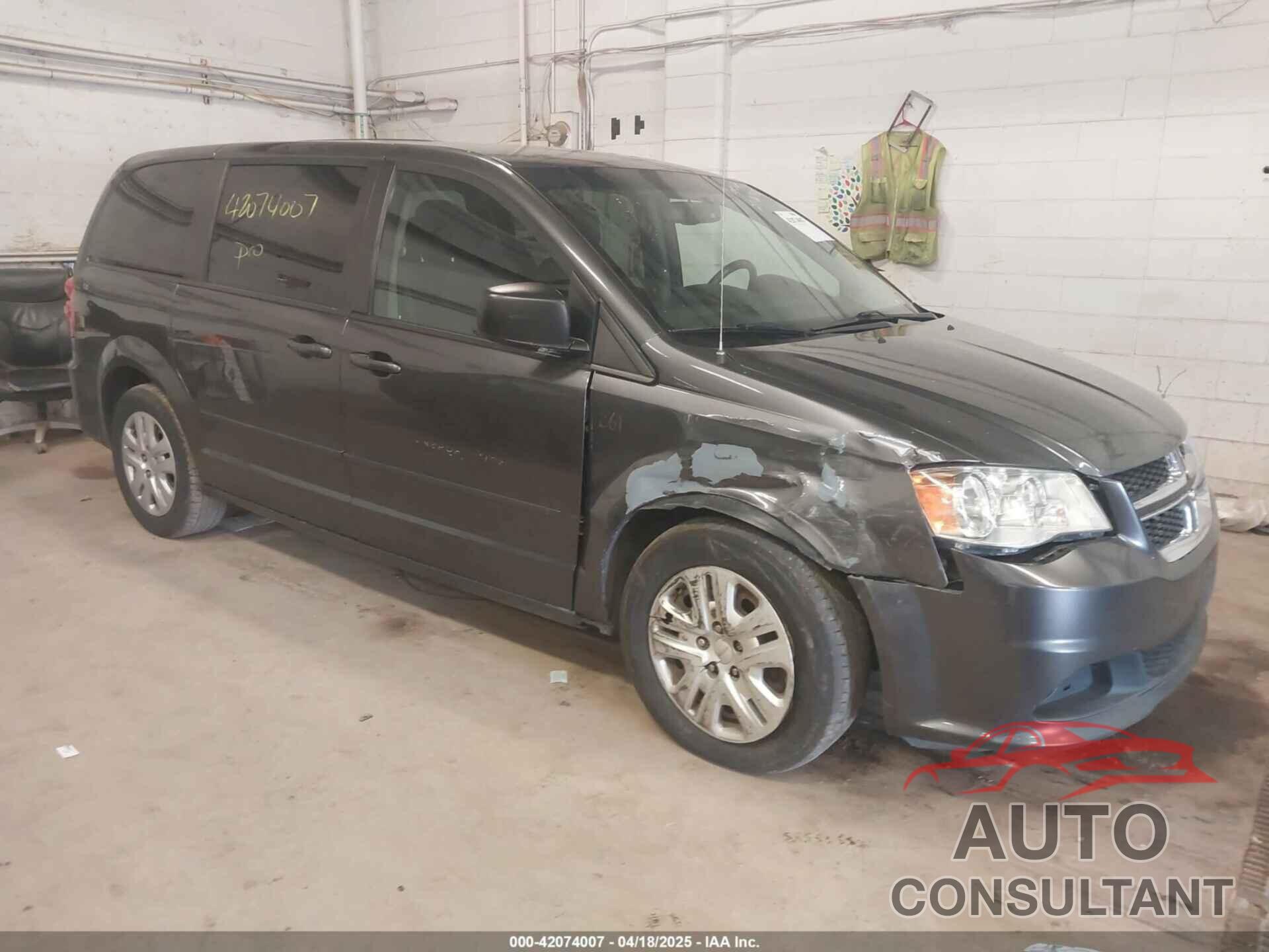 DODGE GRAND CARAVAN 2016 - 2C4RDGBG9GR370250