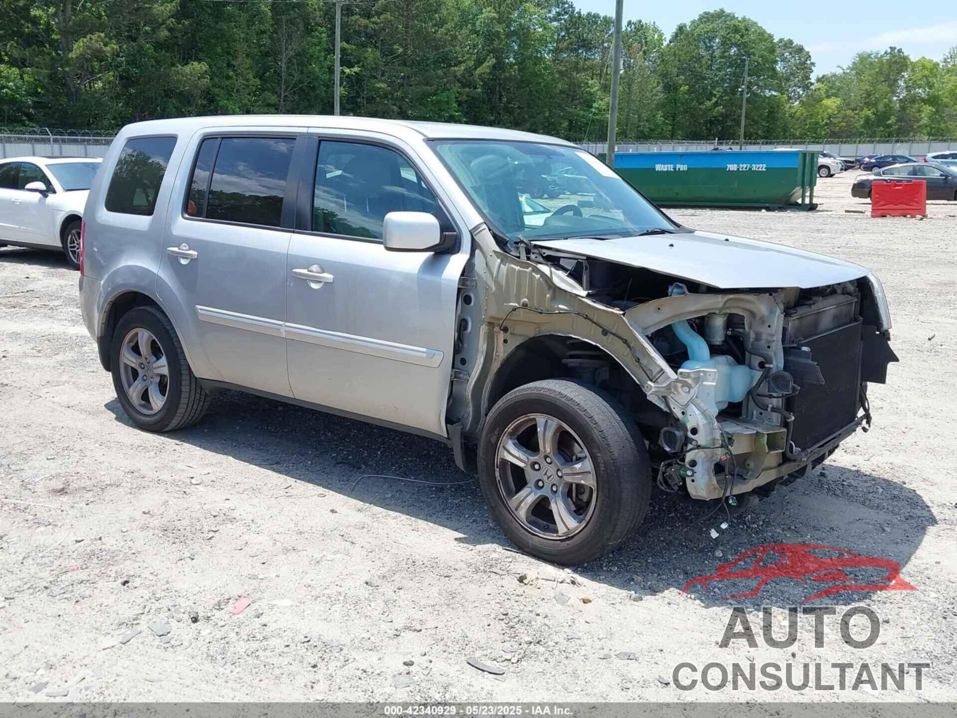HONDA PILOT 2013 - 5FNYF3H46DB012395