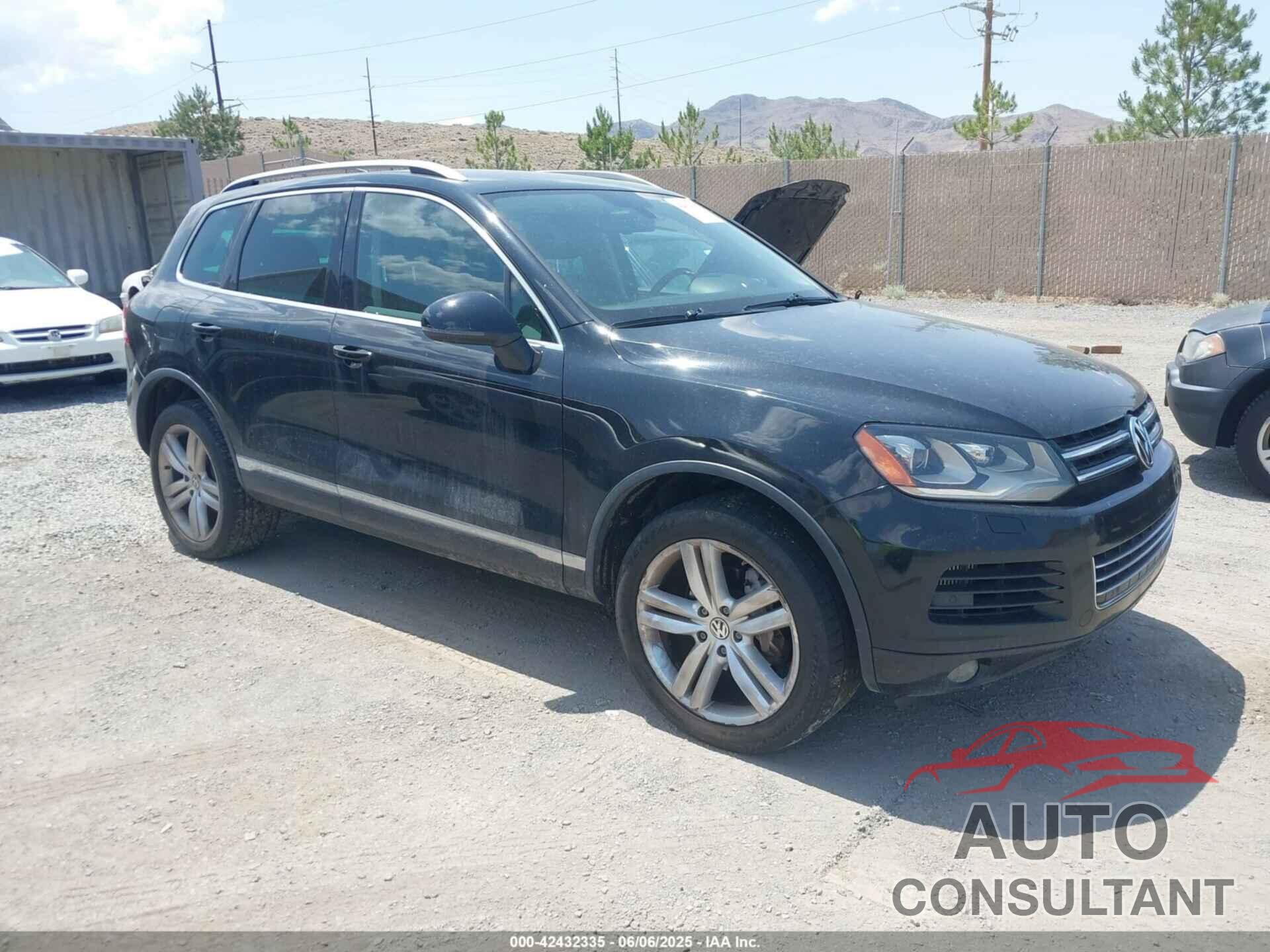 VOLKSWAGEN TOUAREG 2012 - WVGFK9BP4CD002524