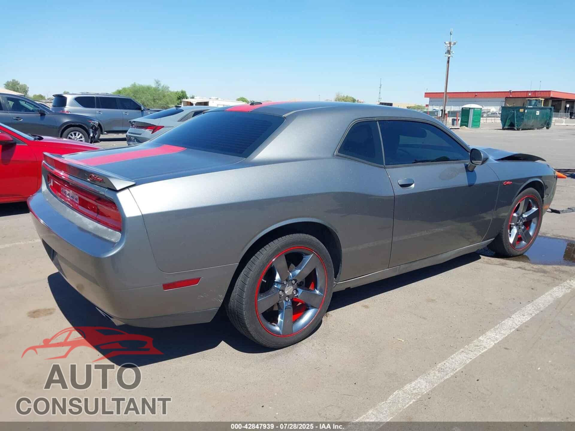 DODGE CHALLENGER 2012 - 2C3CDYAG3CH292159