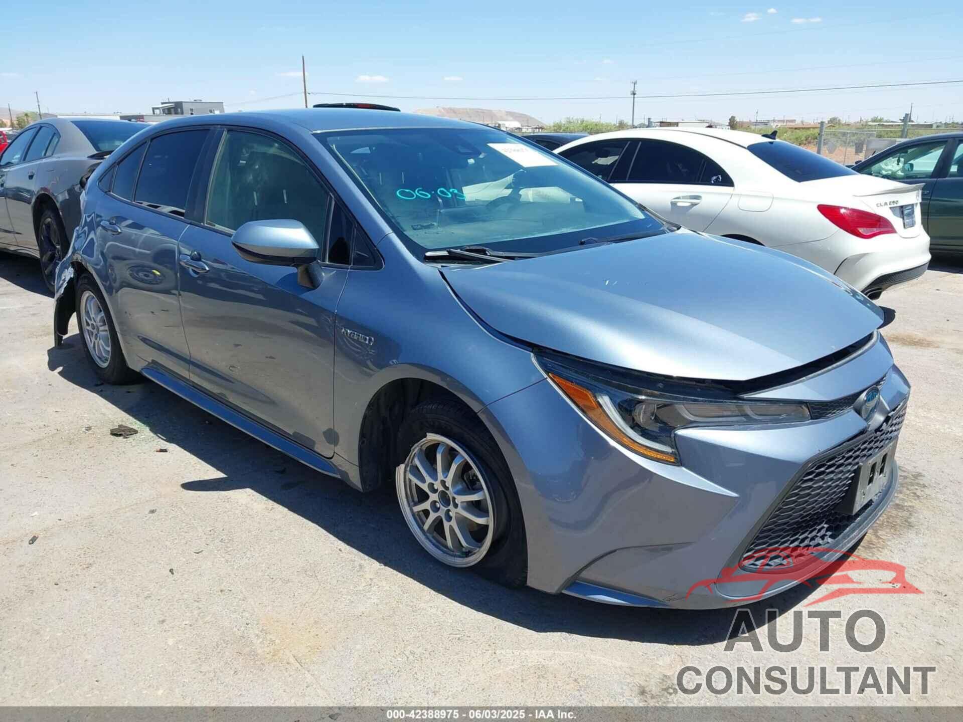TOYOTA COROLLA 2021 - JTDEAMDE9MJ031330