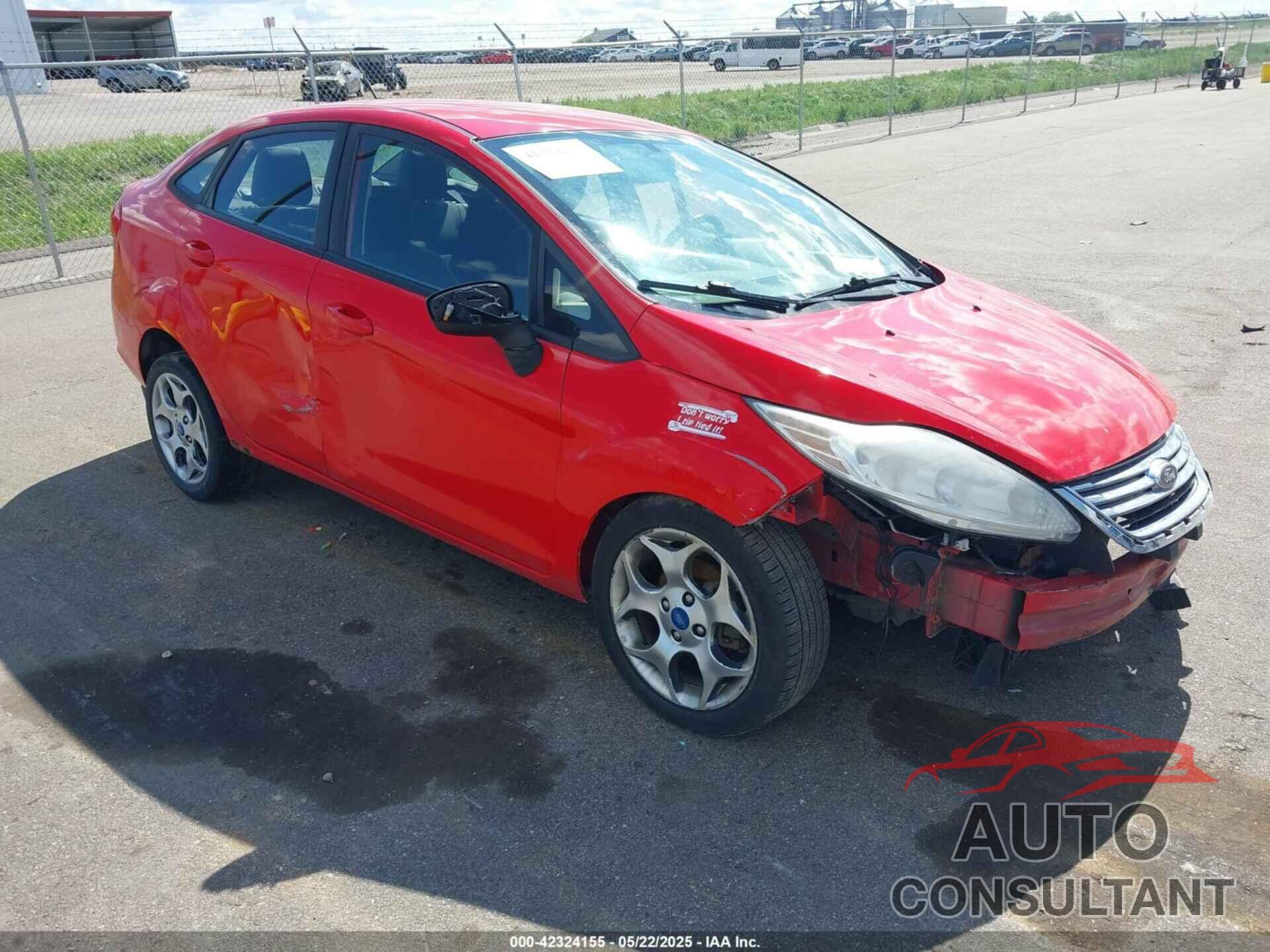 FORD FIESTA 2012 - 3FADP4CJ6CM106940