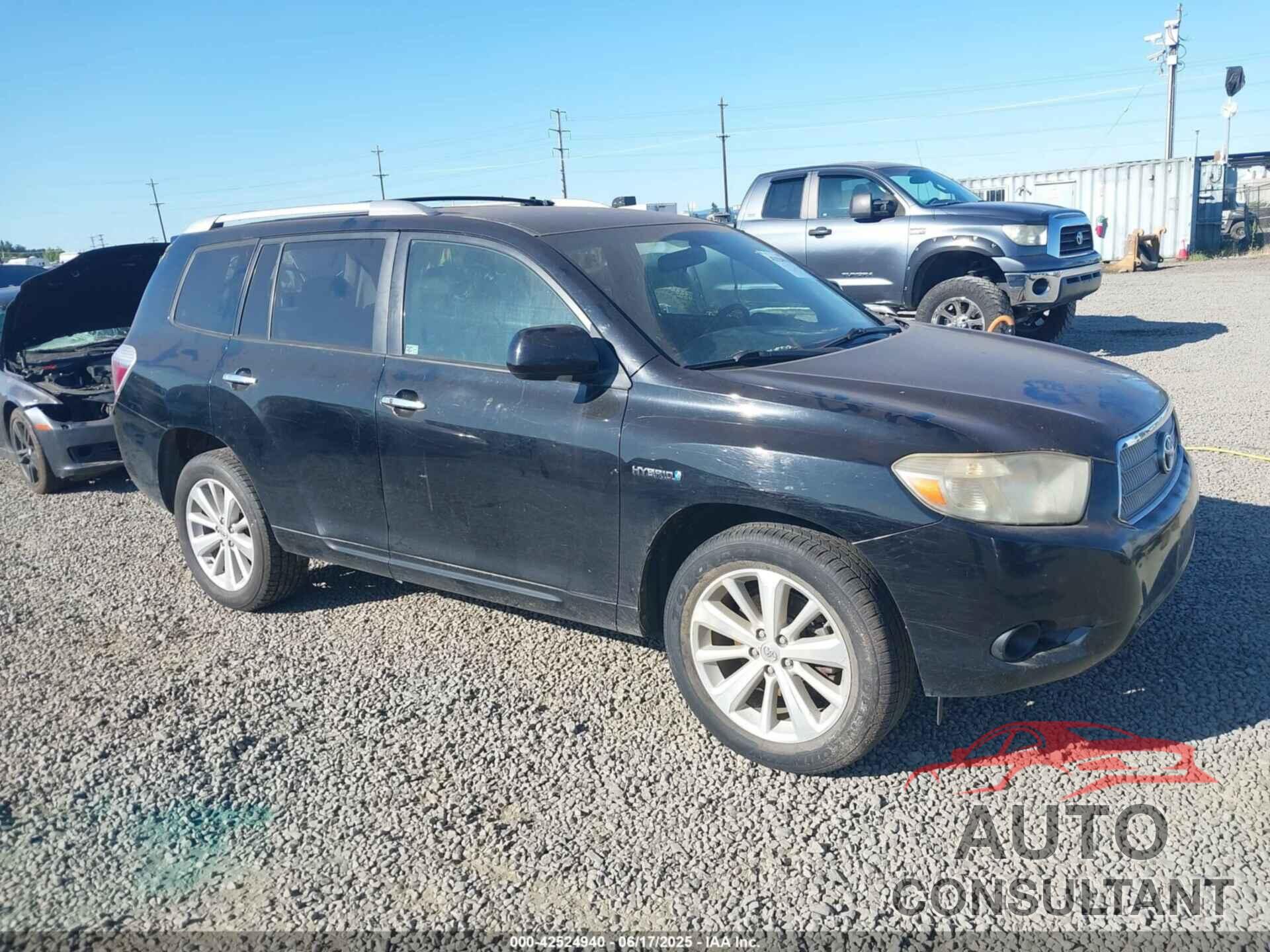 TOYOTA HIGHLANDER HYBRID 2009 - JTEEW41A092028557