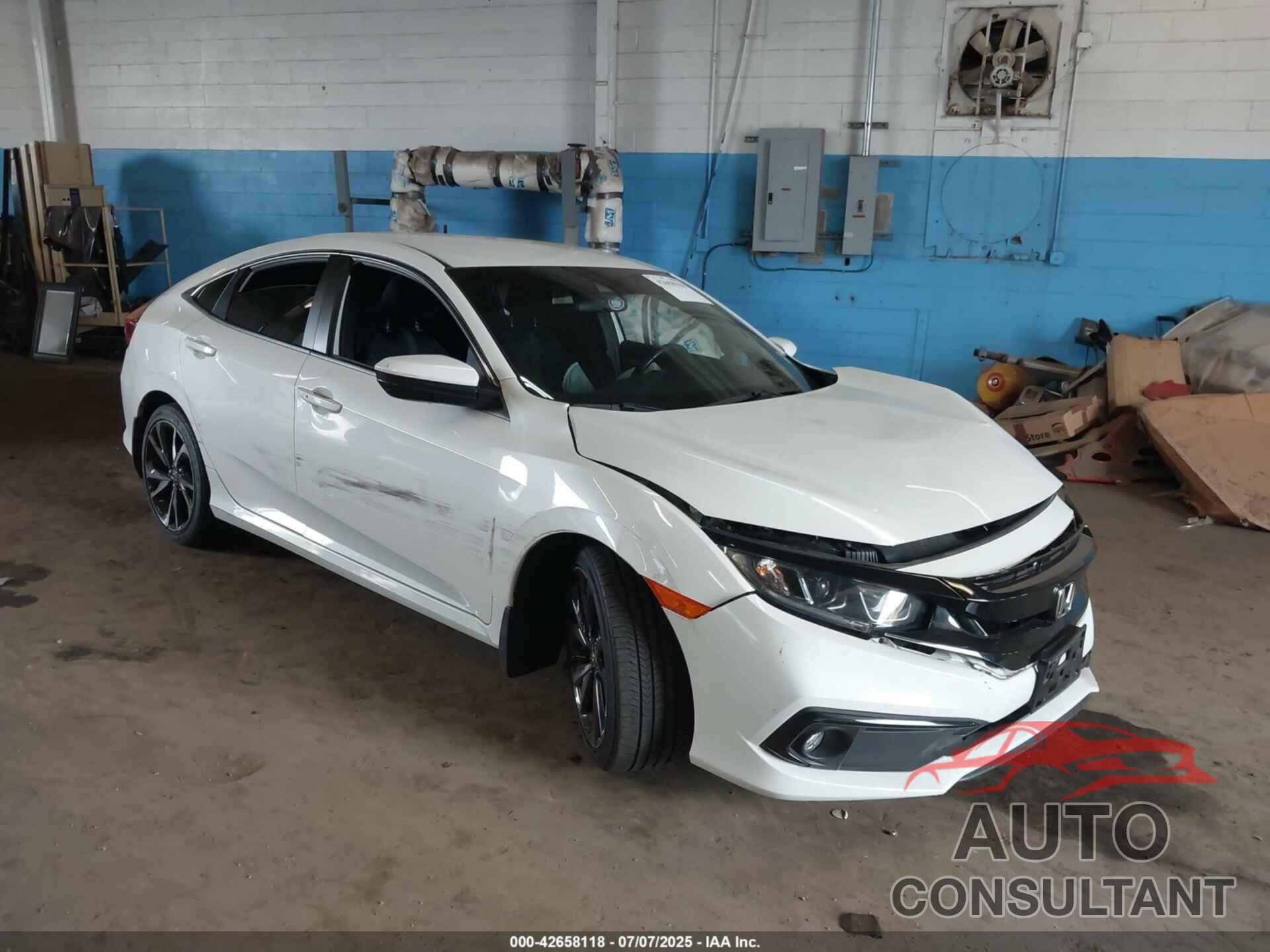 HONDA CIVIC 2019 - 2HGFC2F88KH574209