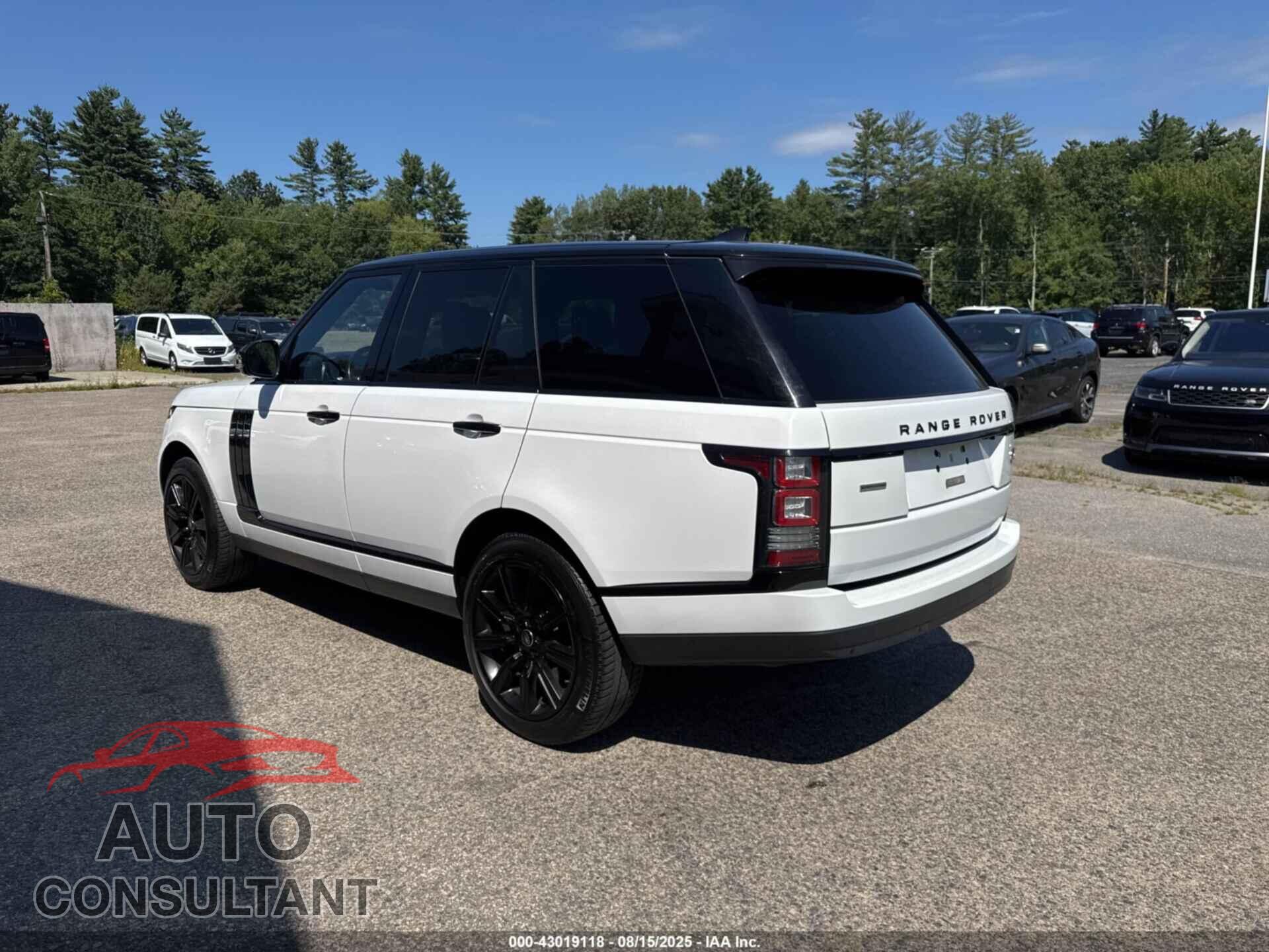 LAND ROVER RANGE ROVER 2017 - SALGS2FE1HA323575