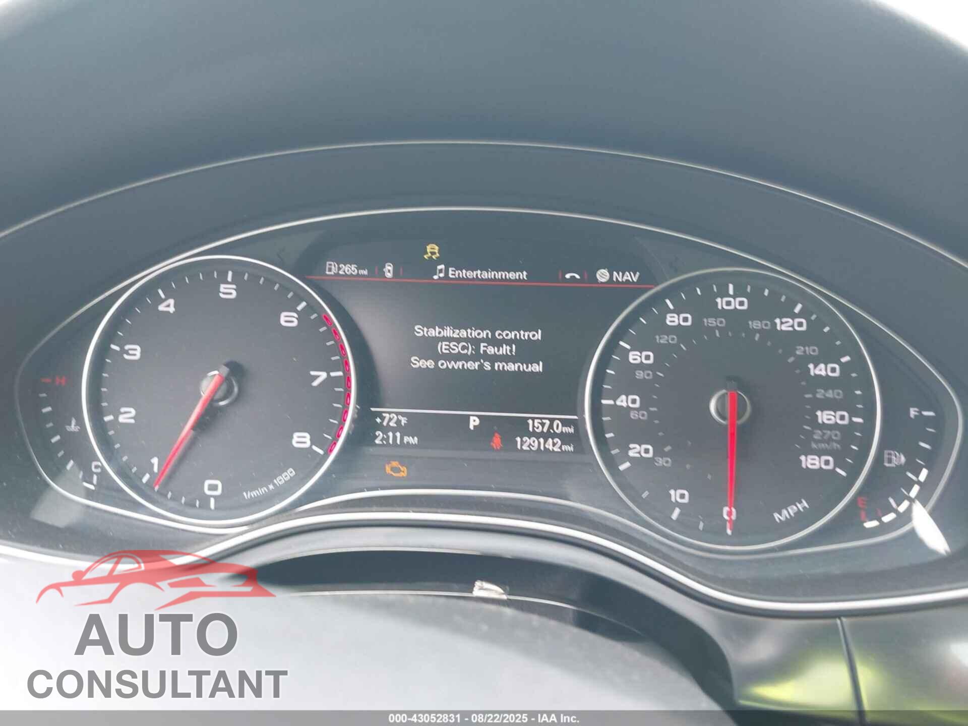 AUDI A6 2013 - WAUGFAFC7DN081671