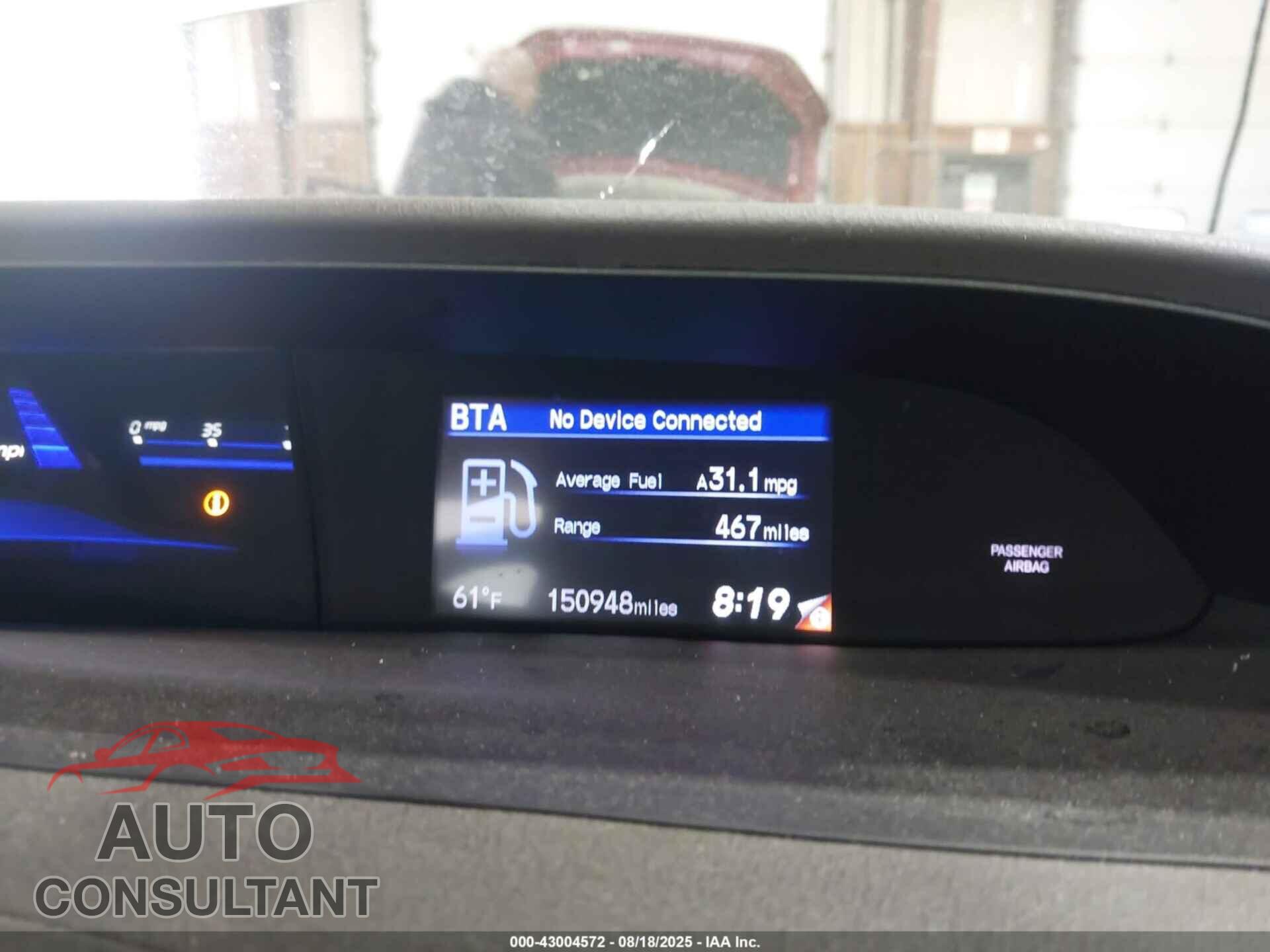 HONDA CIVIC 2012 - 2HGFB2F81CH545459